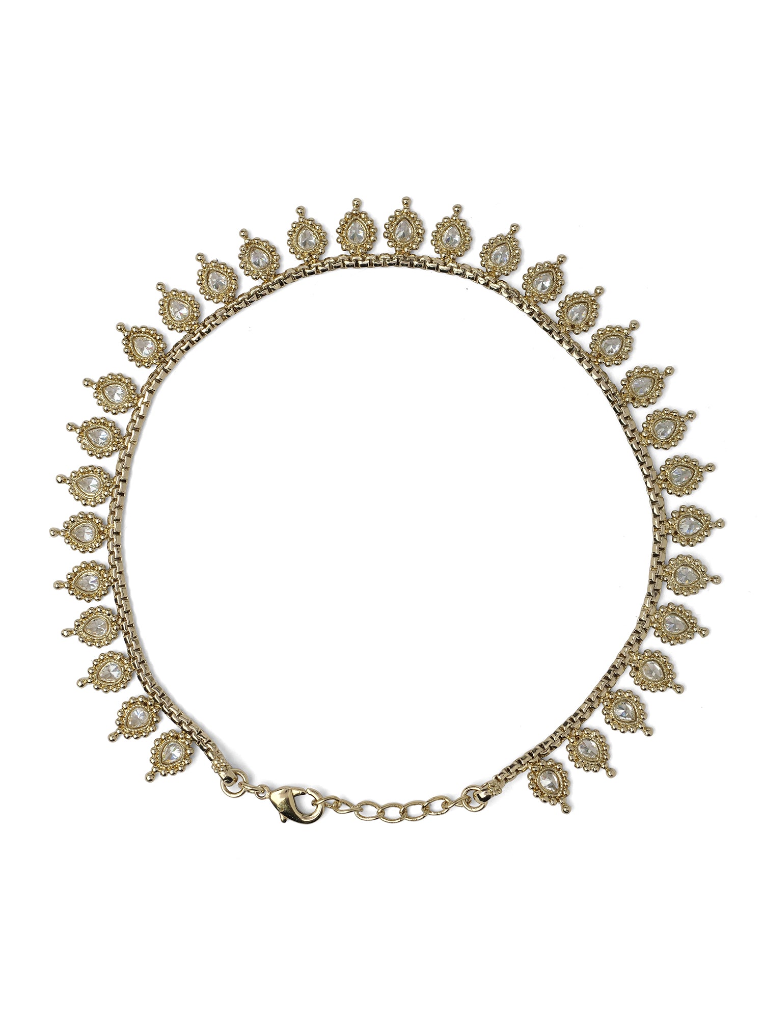 Arisa Anklet in White