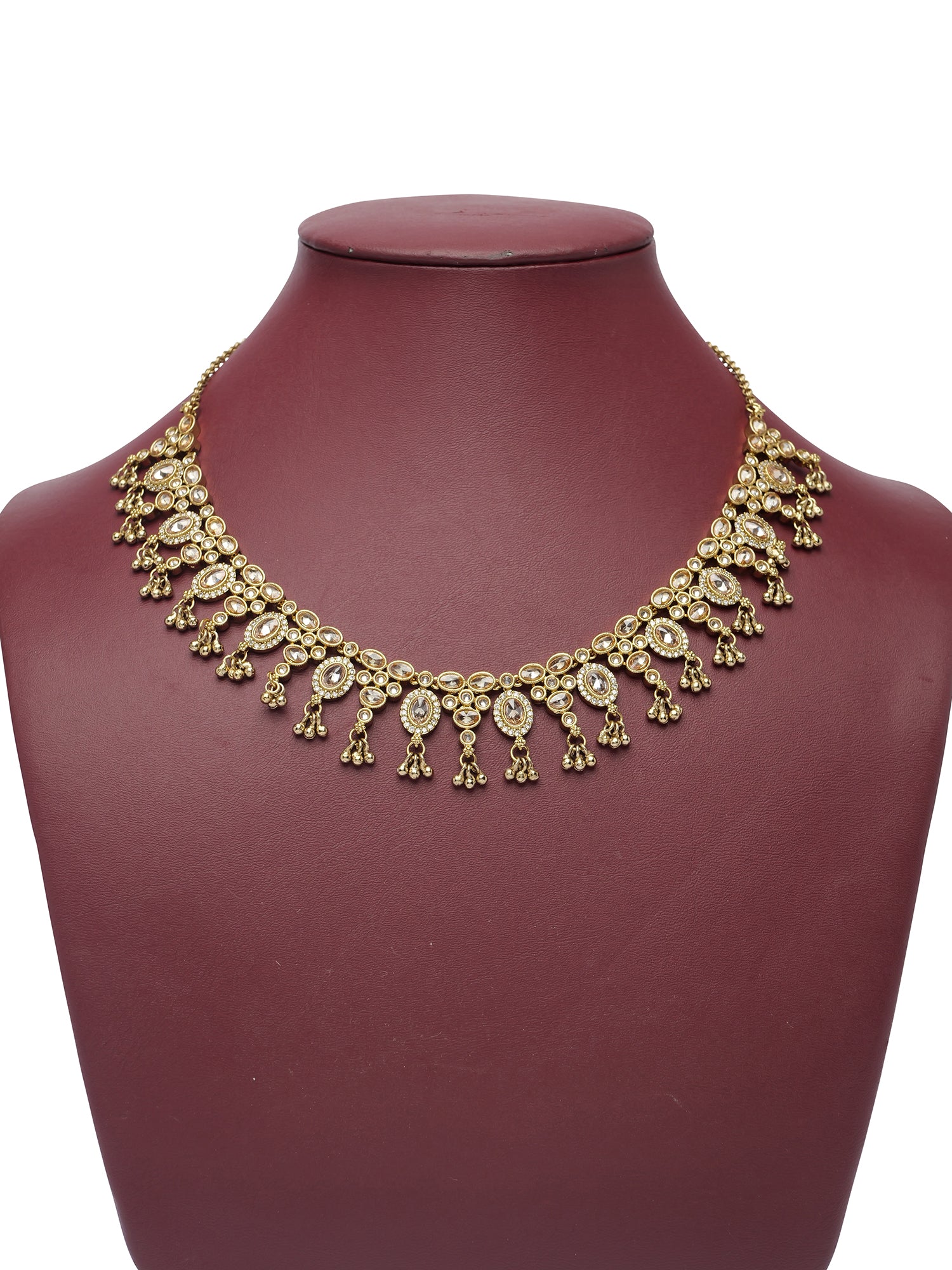 Ariya Necklace Set in Antique Gold