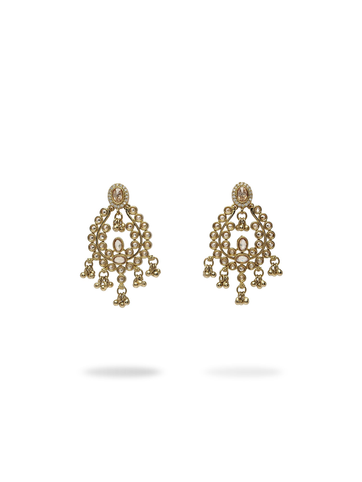 Ariya Necklace Set in Antique Gold