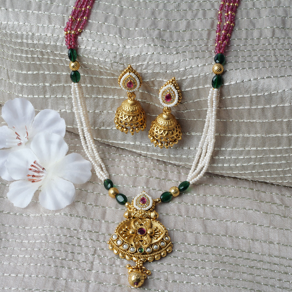 Avani Classic Pendant Set in Multi