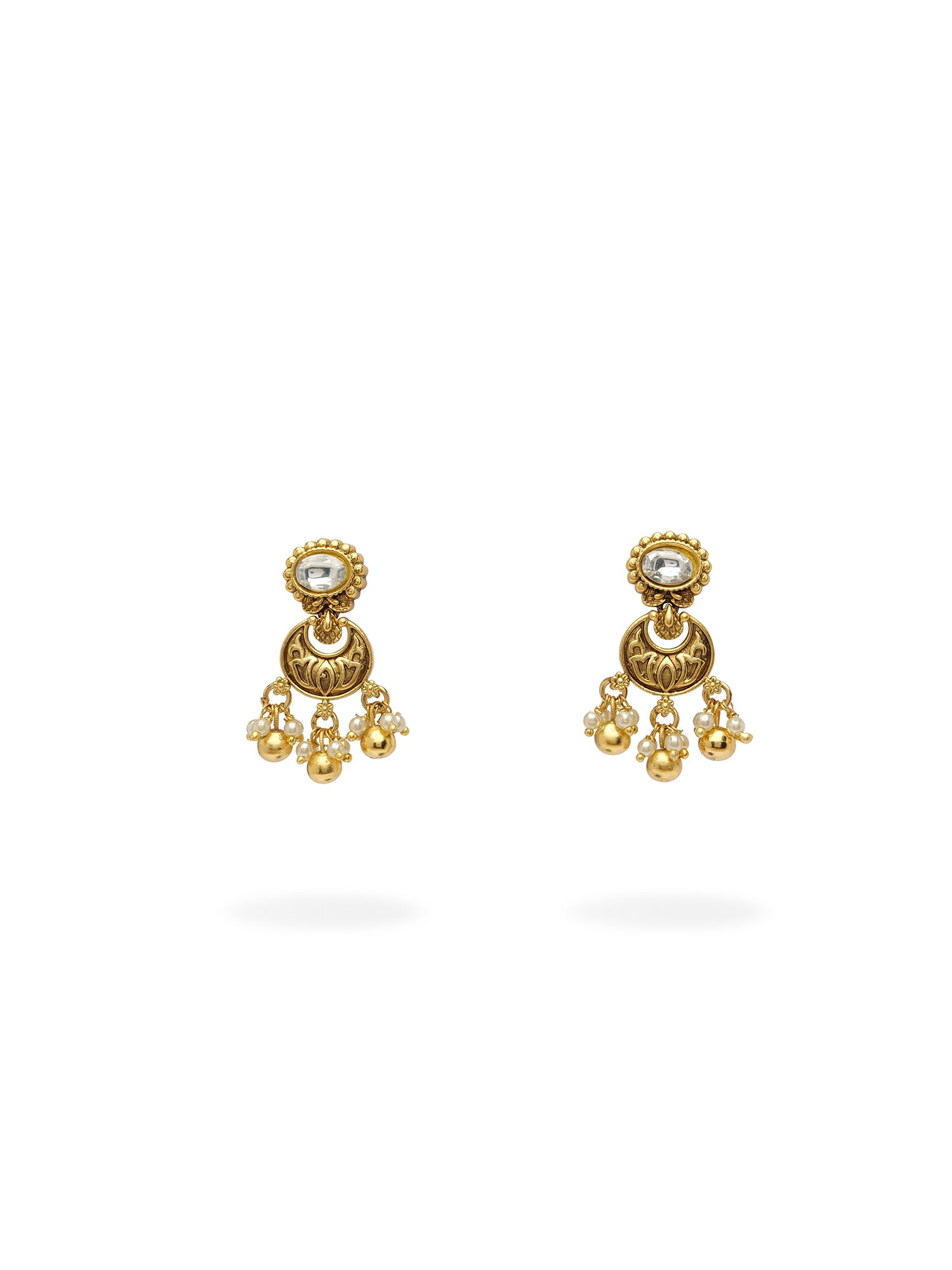 Avani Classic Earrings in White