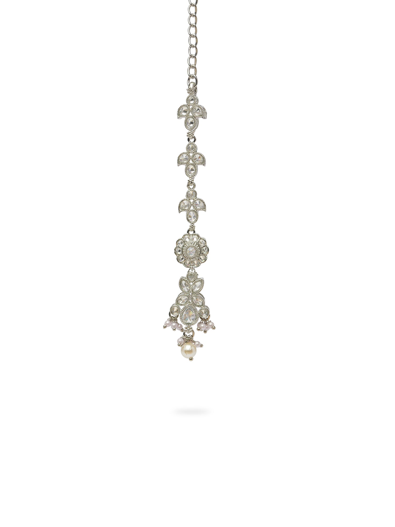 Ayushi Maang Tikka in Rhodium