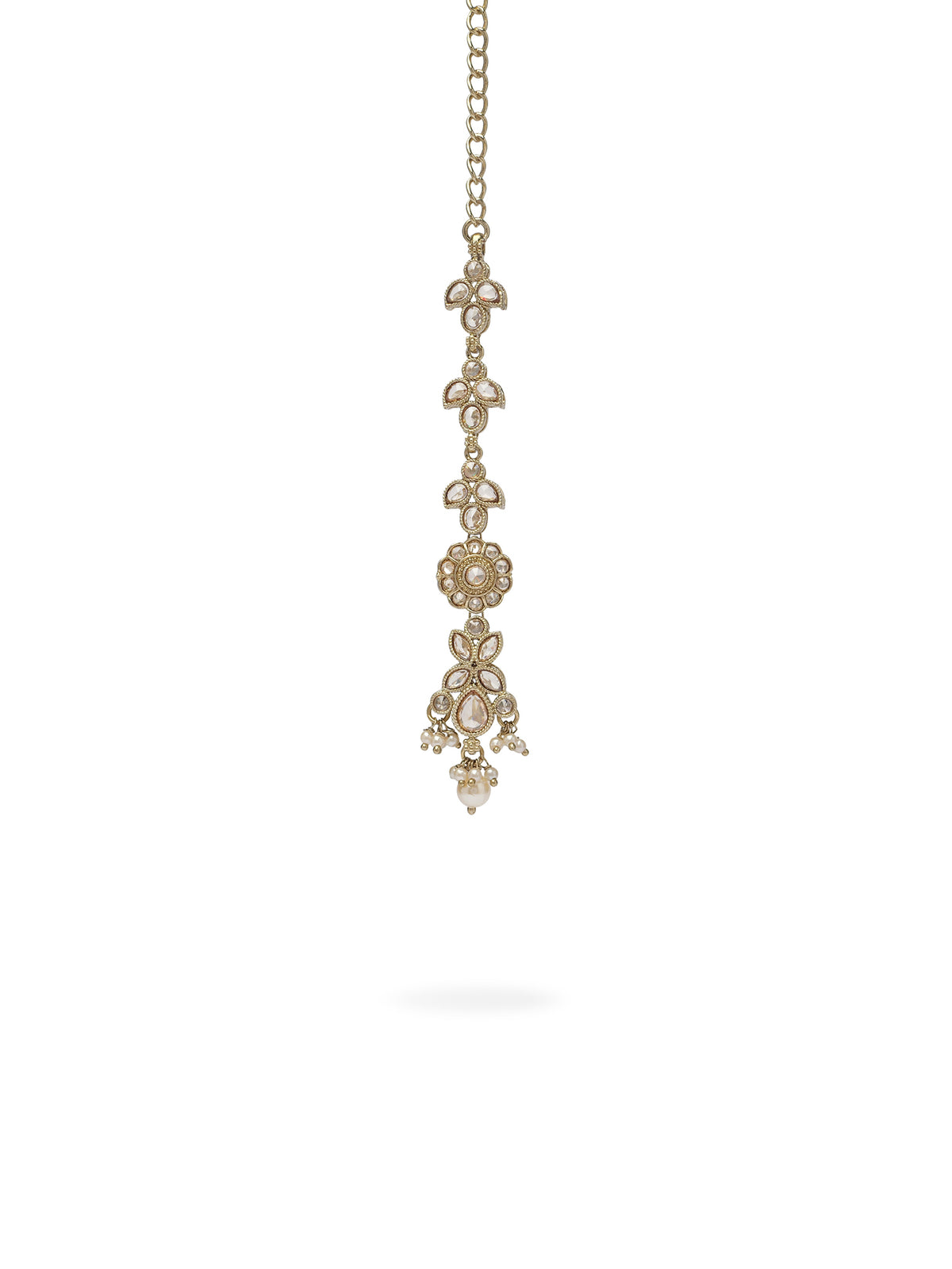 Ayushi Necklace Set in Champagne
