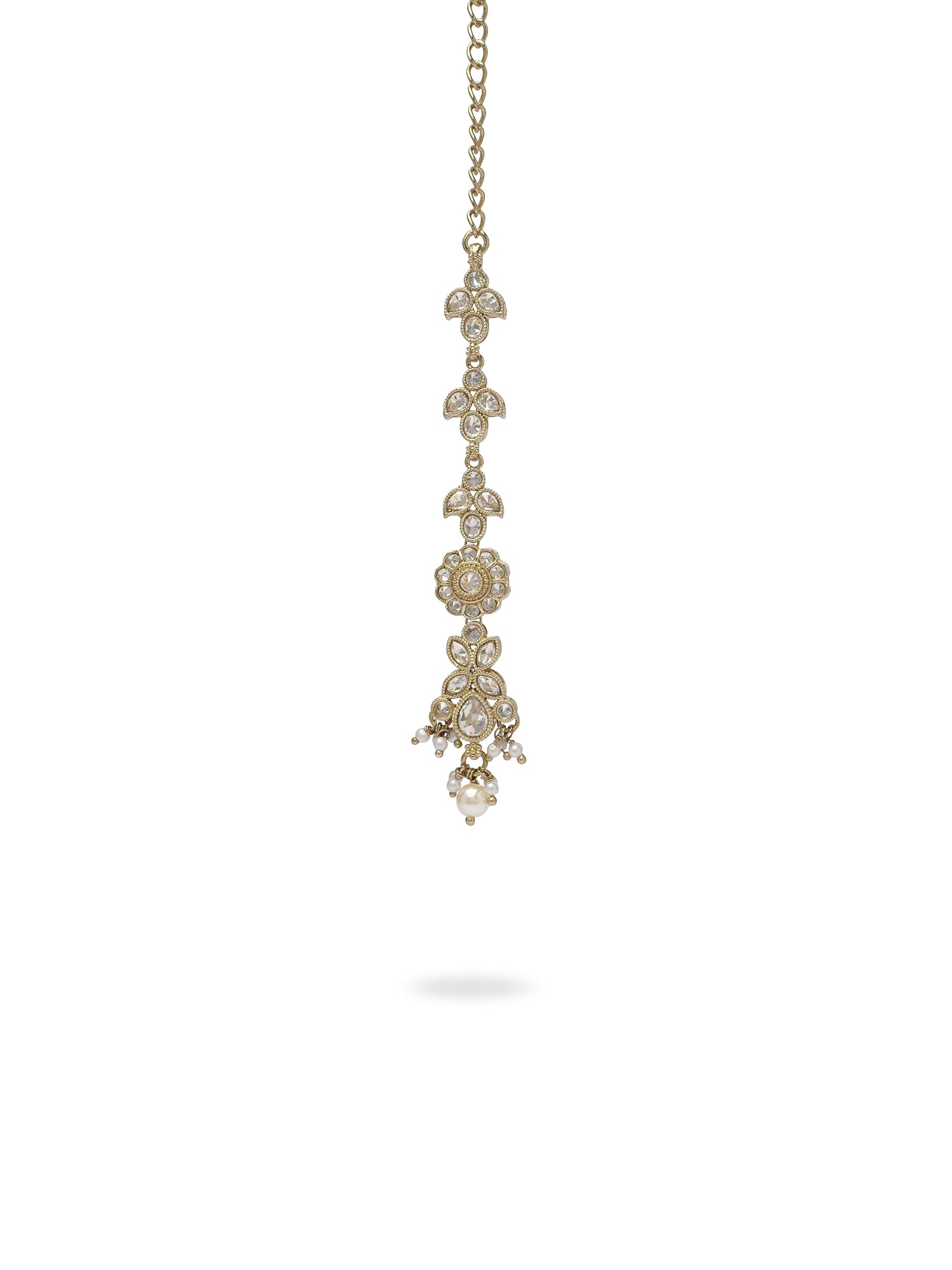 Ayushi Necklace Set in White