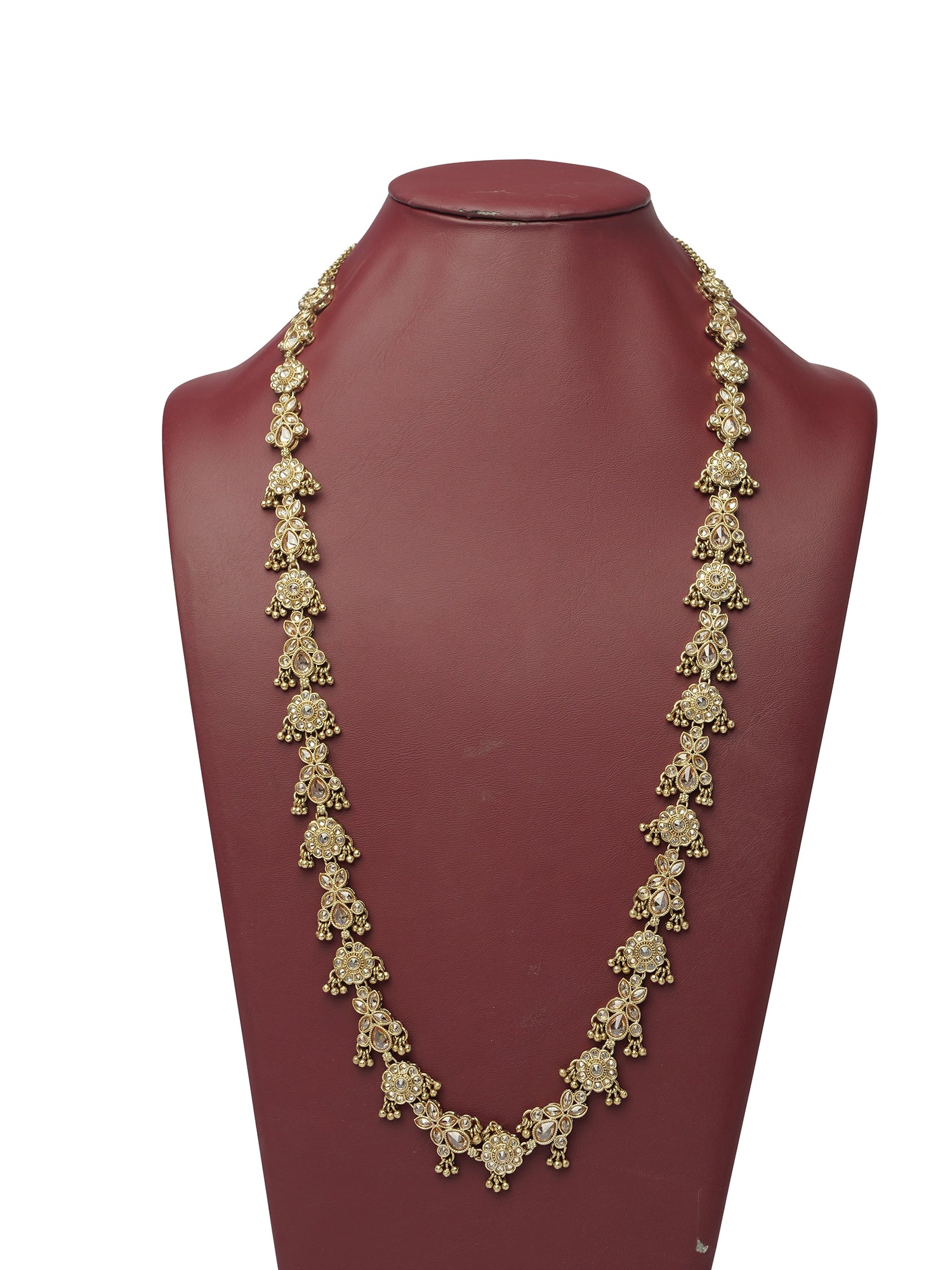 Ayushi Rani Haar in Antique Gold