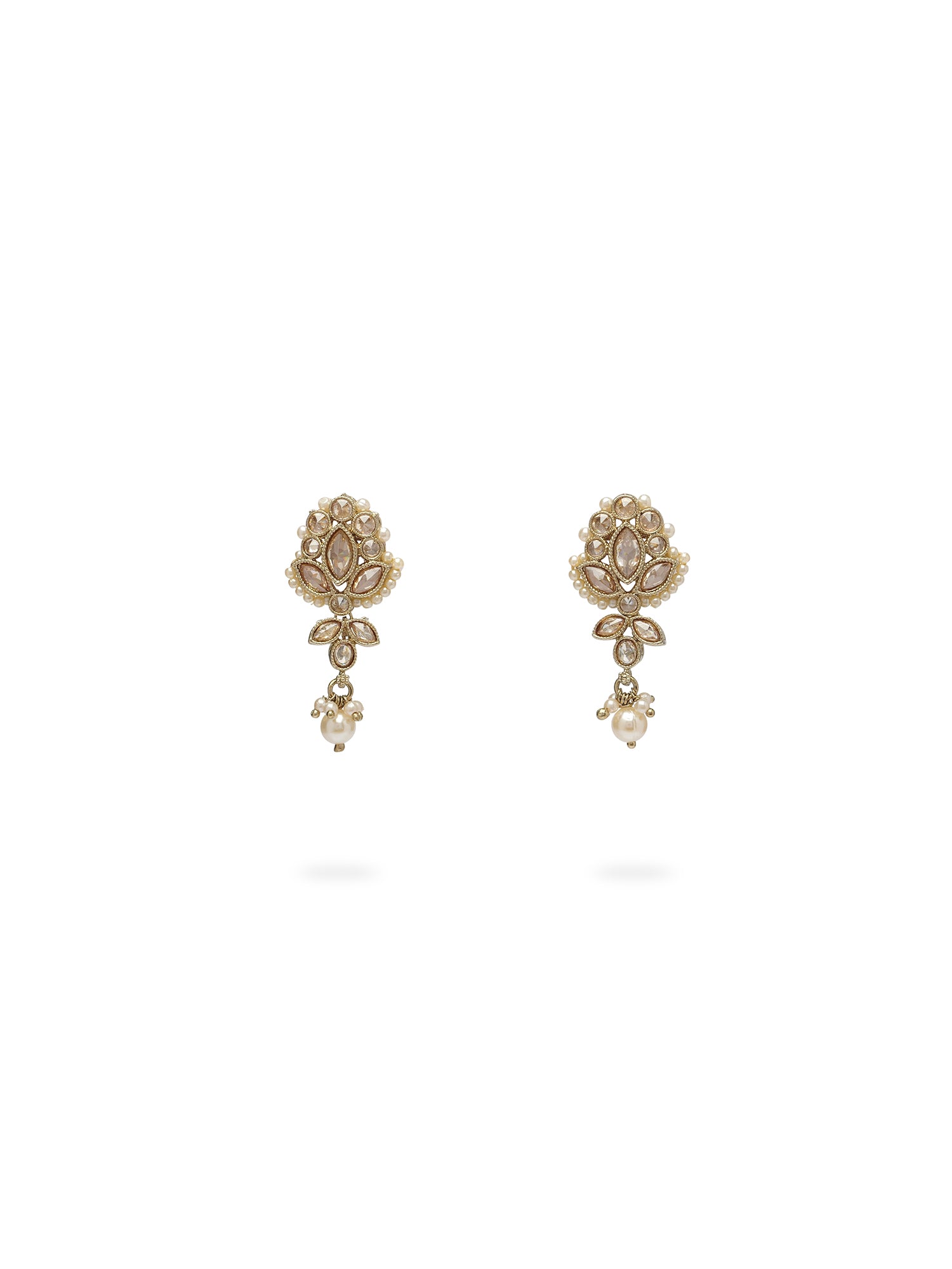 Bhavini Necklace Set in Champagne