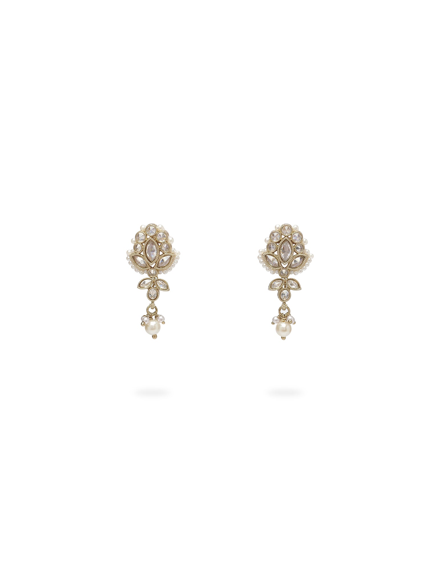 Bhavini Necklace Set in White