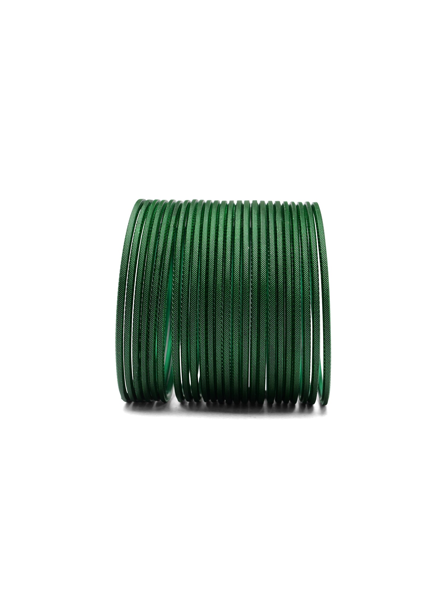 Bottle Green Shimmer Bangles