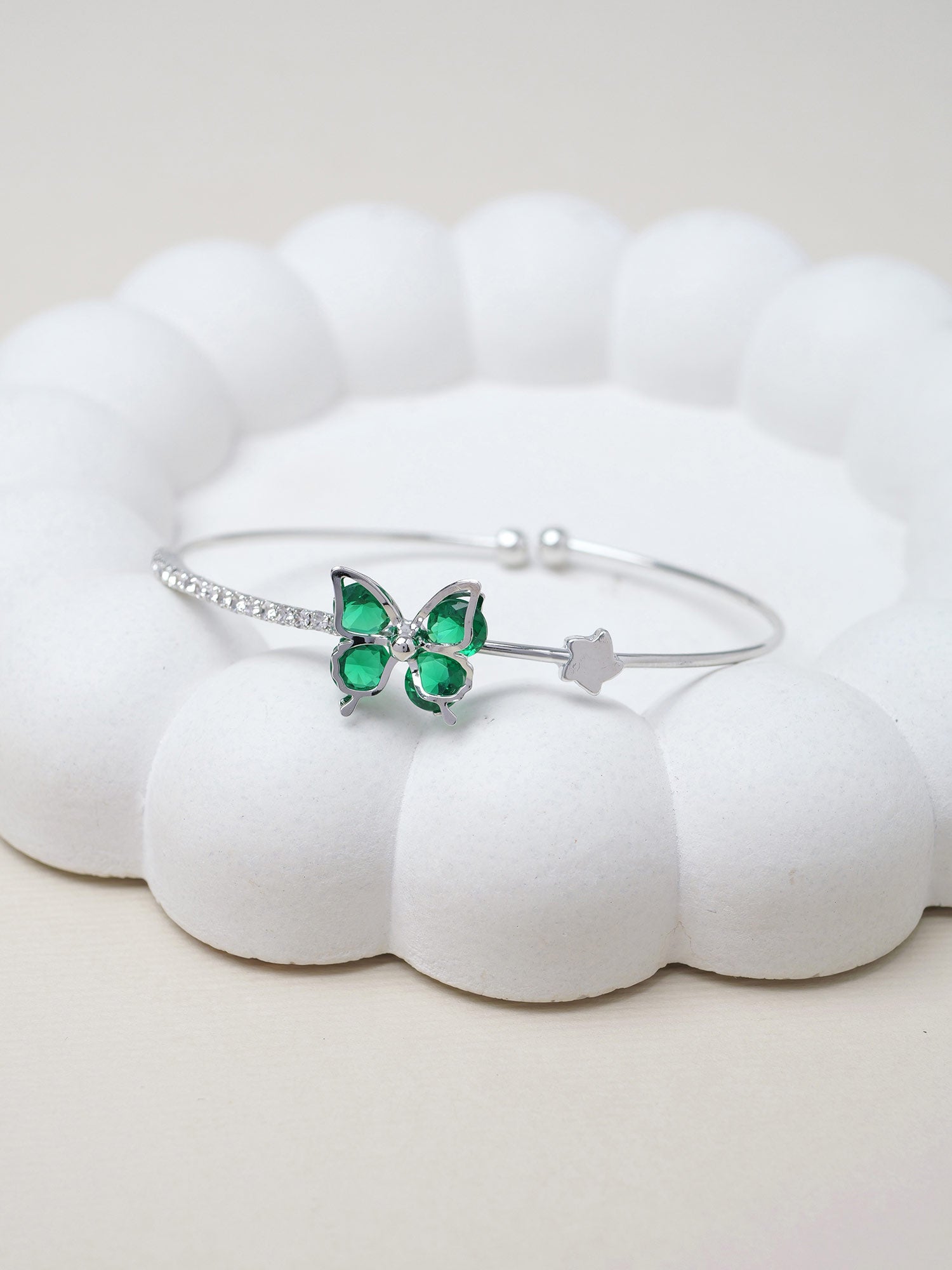 Butterfly Children's Bracelet in Green
