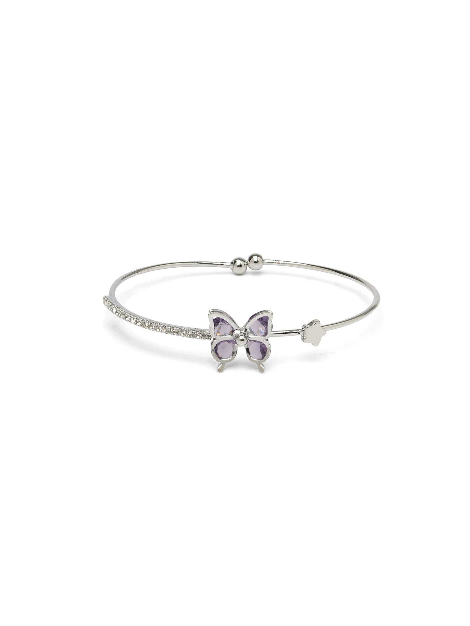 Butterfly Children's Bracelet in Purple