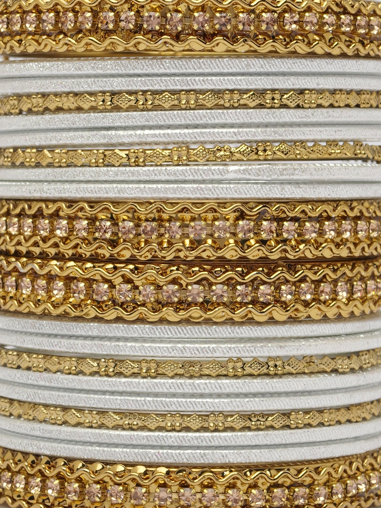 Children's Two-Hand Bangle Set in White