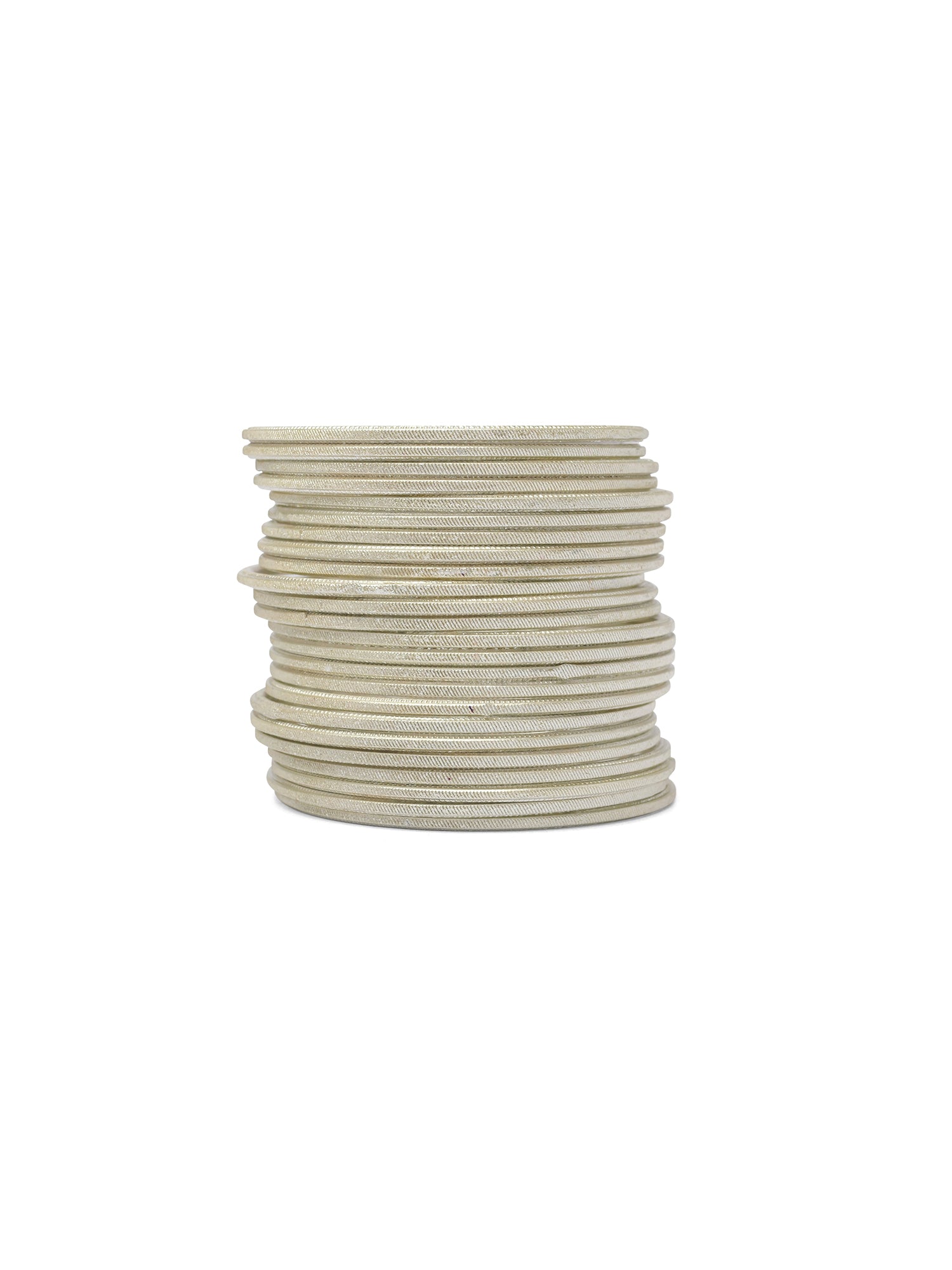 Cream Shimmer Bangles