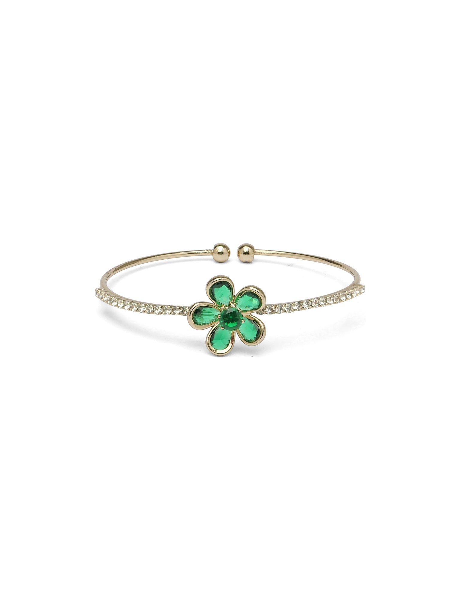 Daisy Children's Bracelet in Green