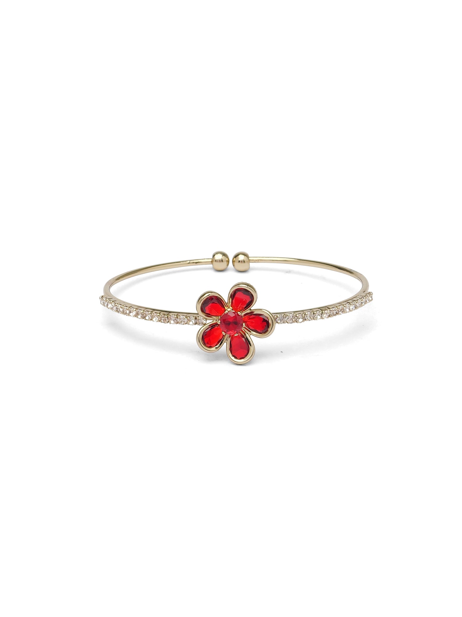 Daisy Children's Bracelet in Maroon