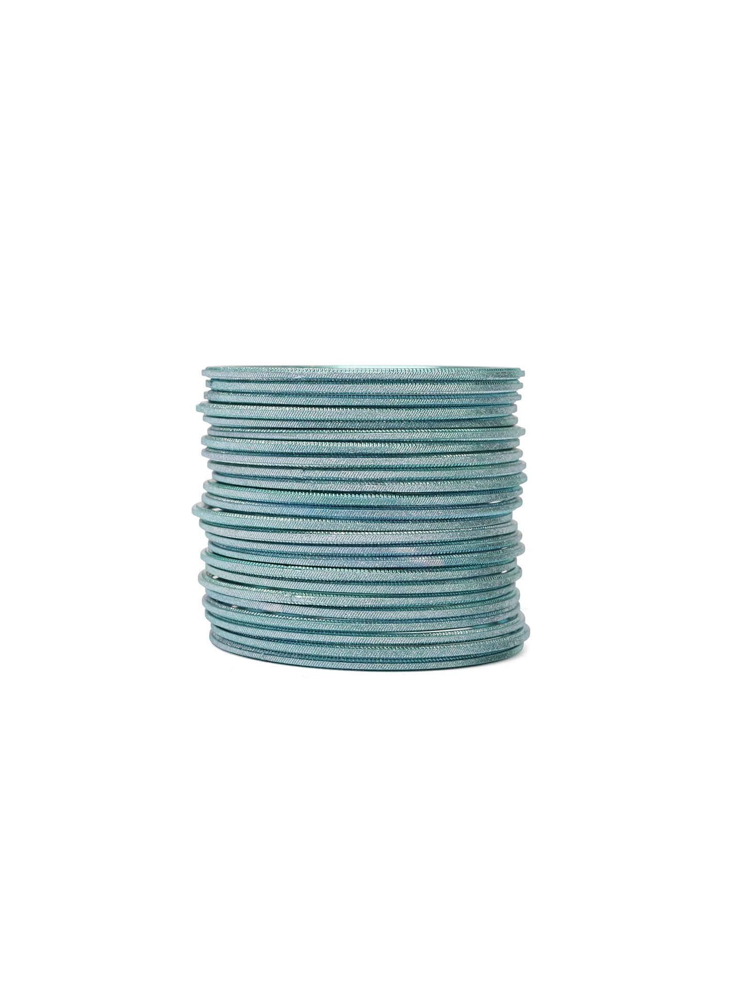 Dark Aqua Shimmer Bangles