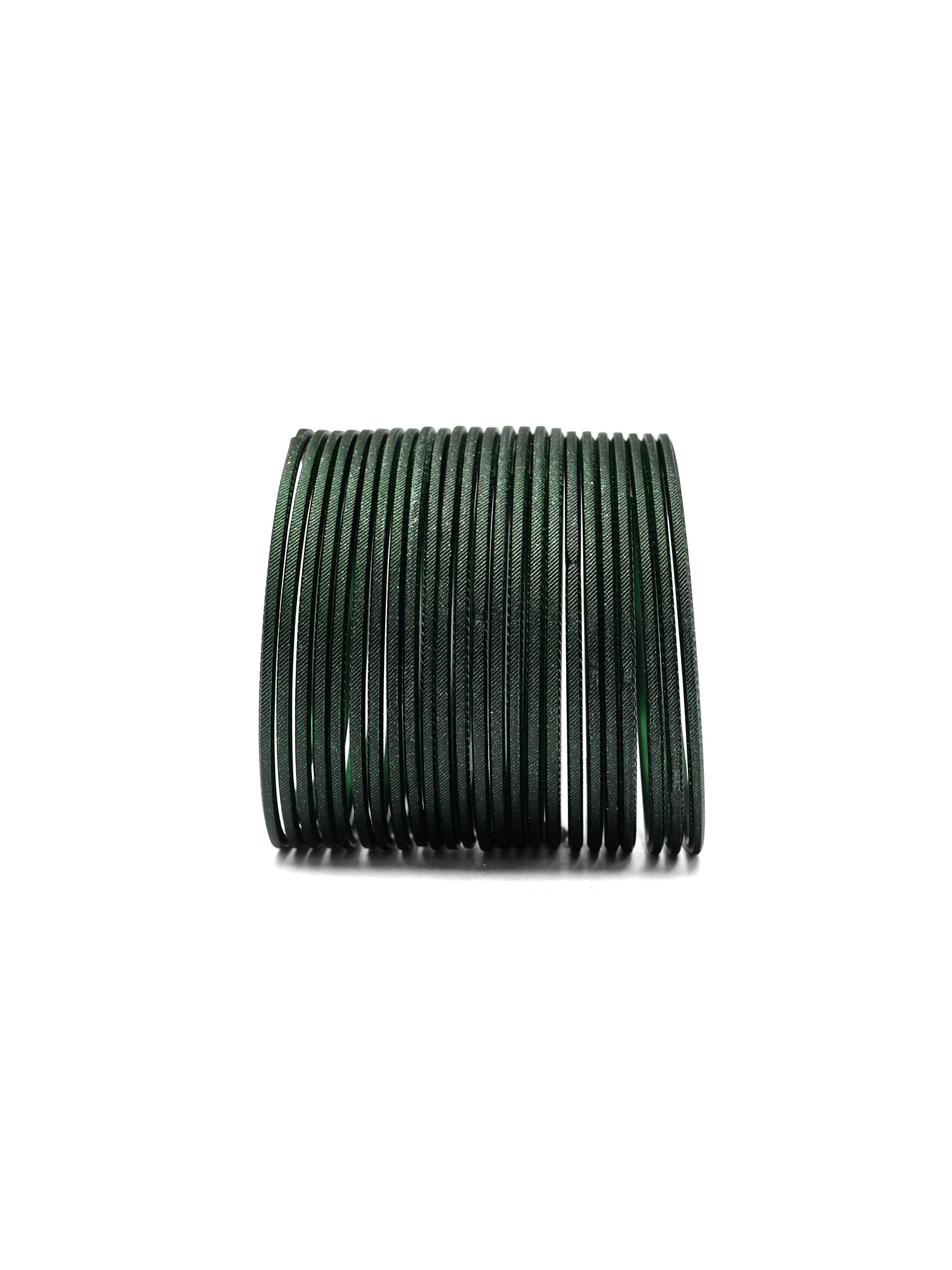 Dark Green Shimmer Bangles