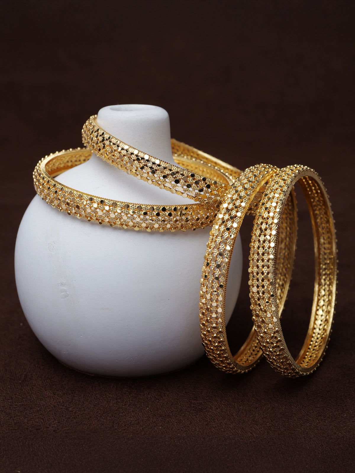 Deepa Set of 4 Gold Style Bangles