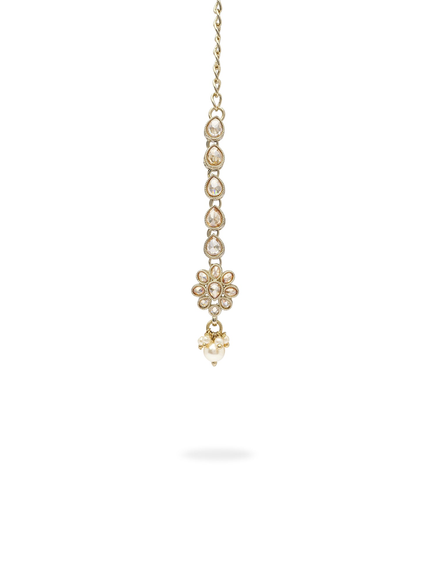 Devani Necklace Set in Champagne and Antique Gold