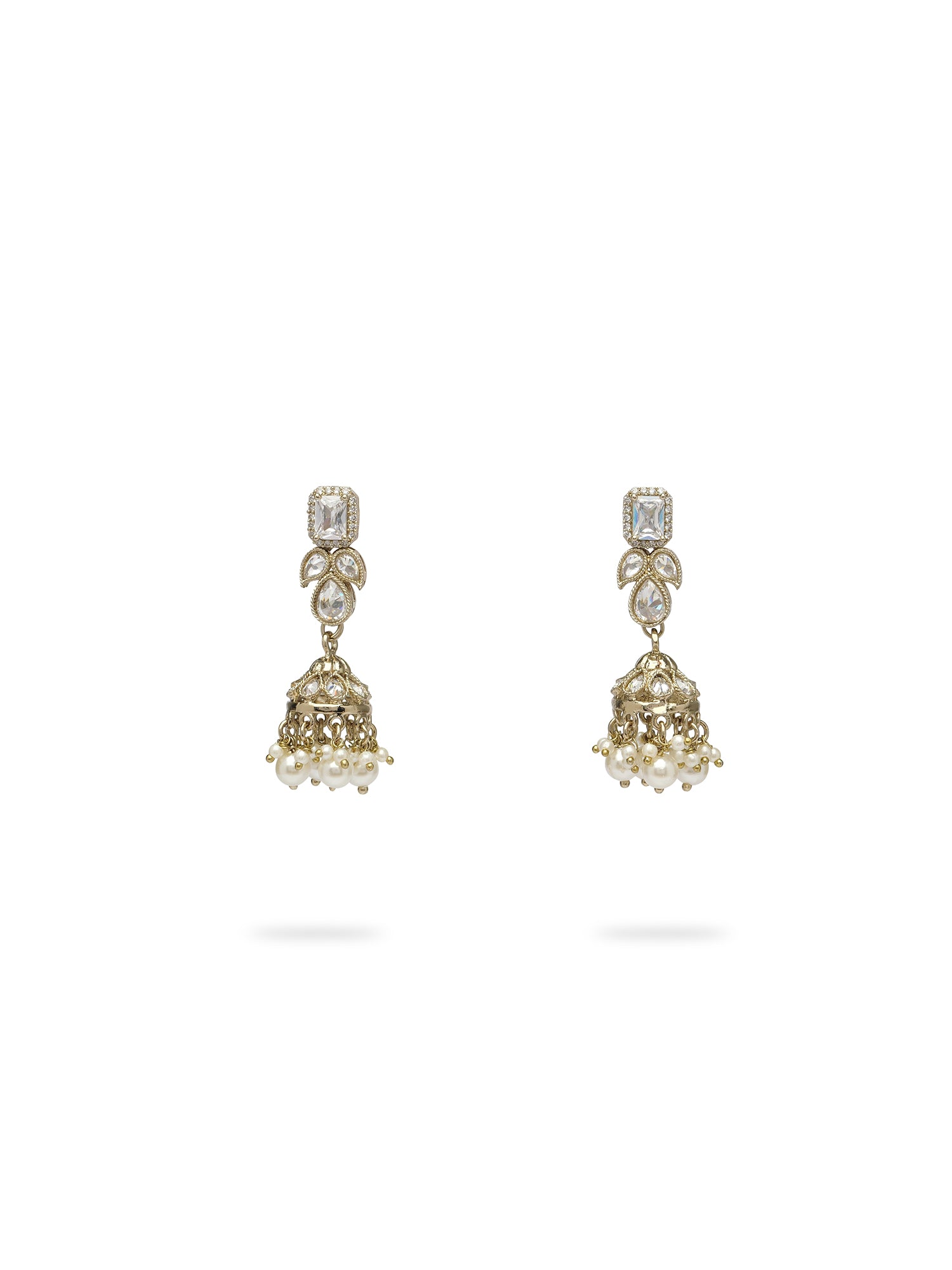 Devanshi Necklace Set in White