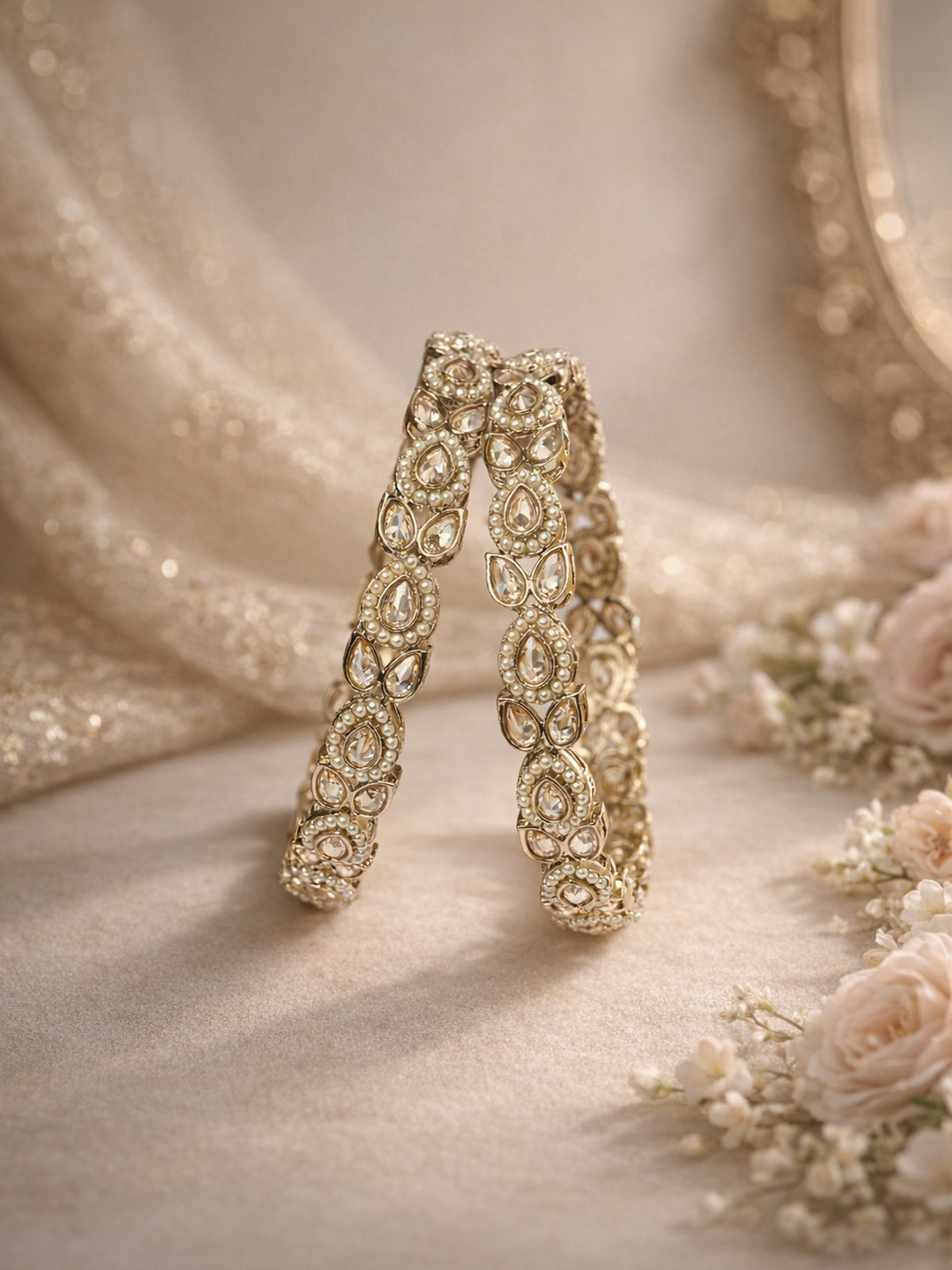 Devyani Pearl Kadas in Champagne 