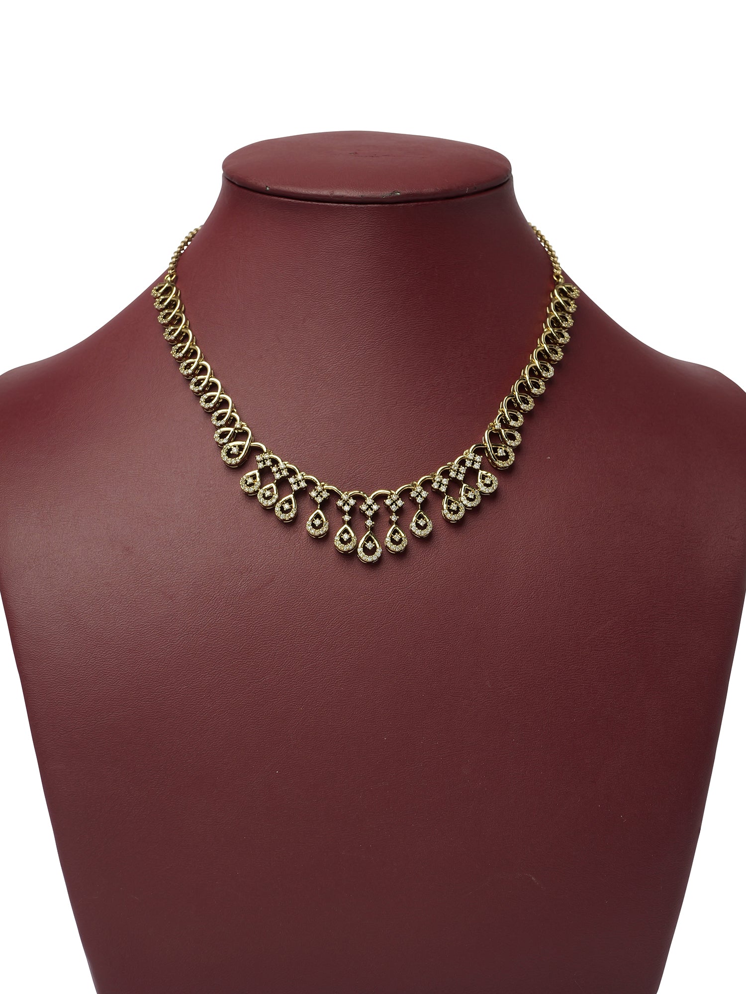 Elara Drop Cubic Zirconia Necklace Set