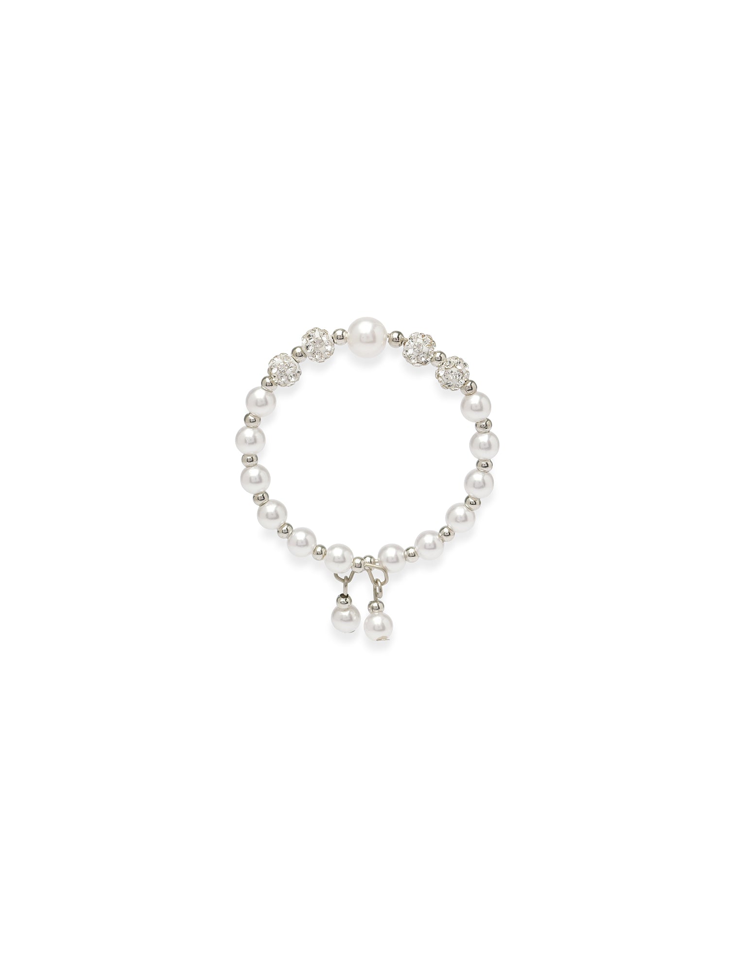 Elsie Children's Bracelet in Rhodium