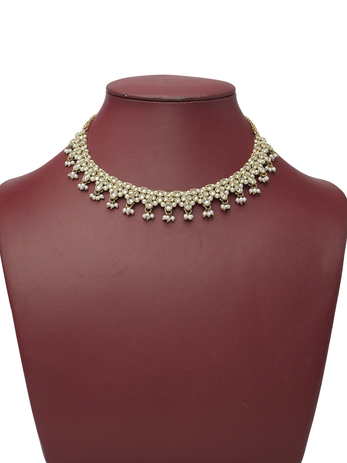 Eshani Necklace Set in White