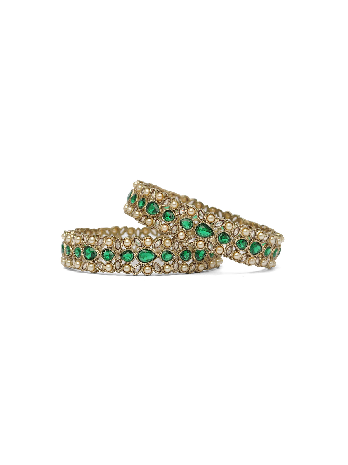 Fara Kada Bangles in Green