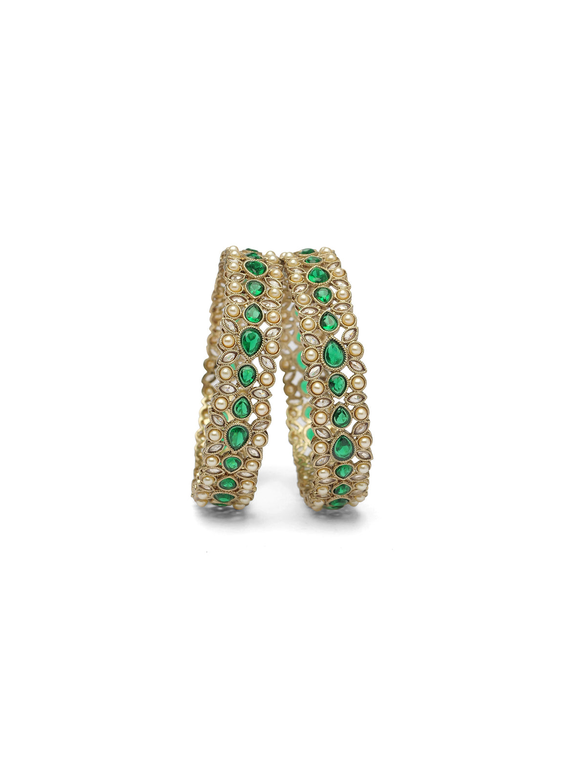 Fara Kada Bangles in Green