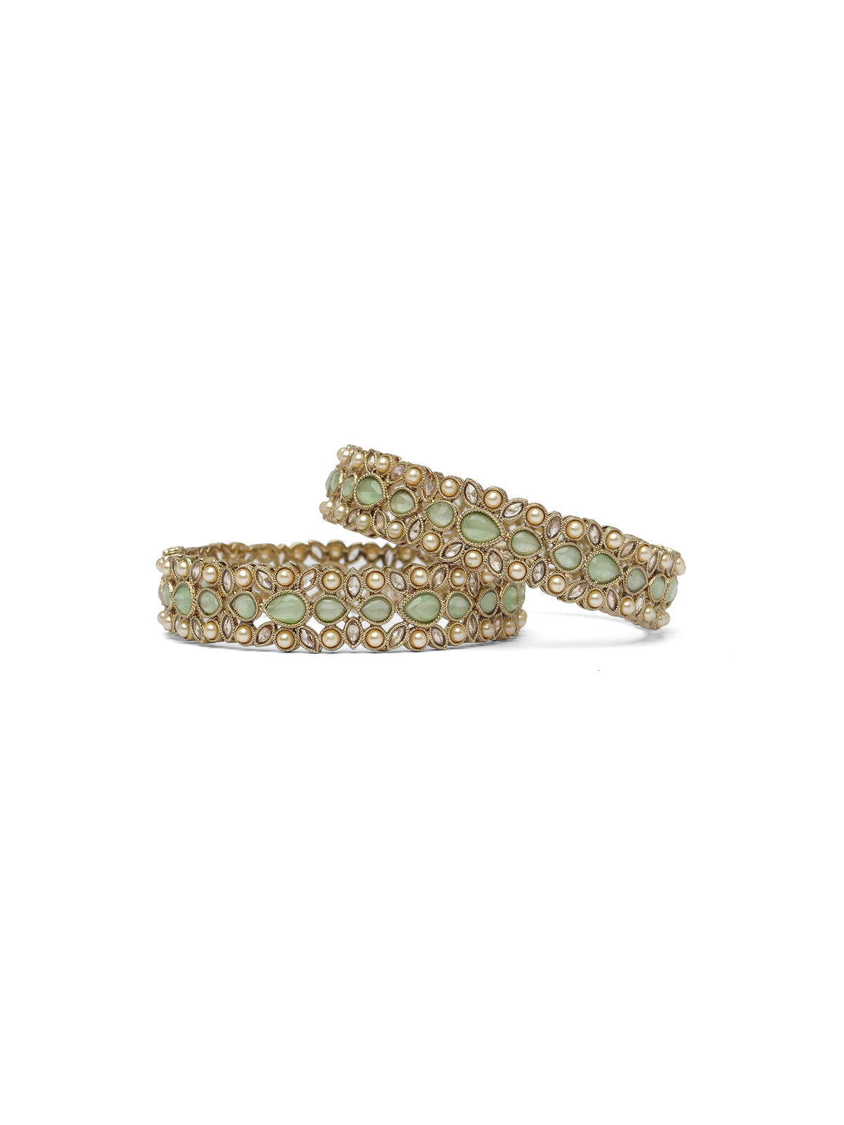 Fara Kada Bangles in Mint