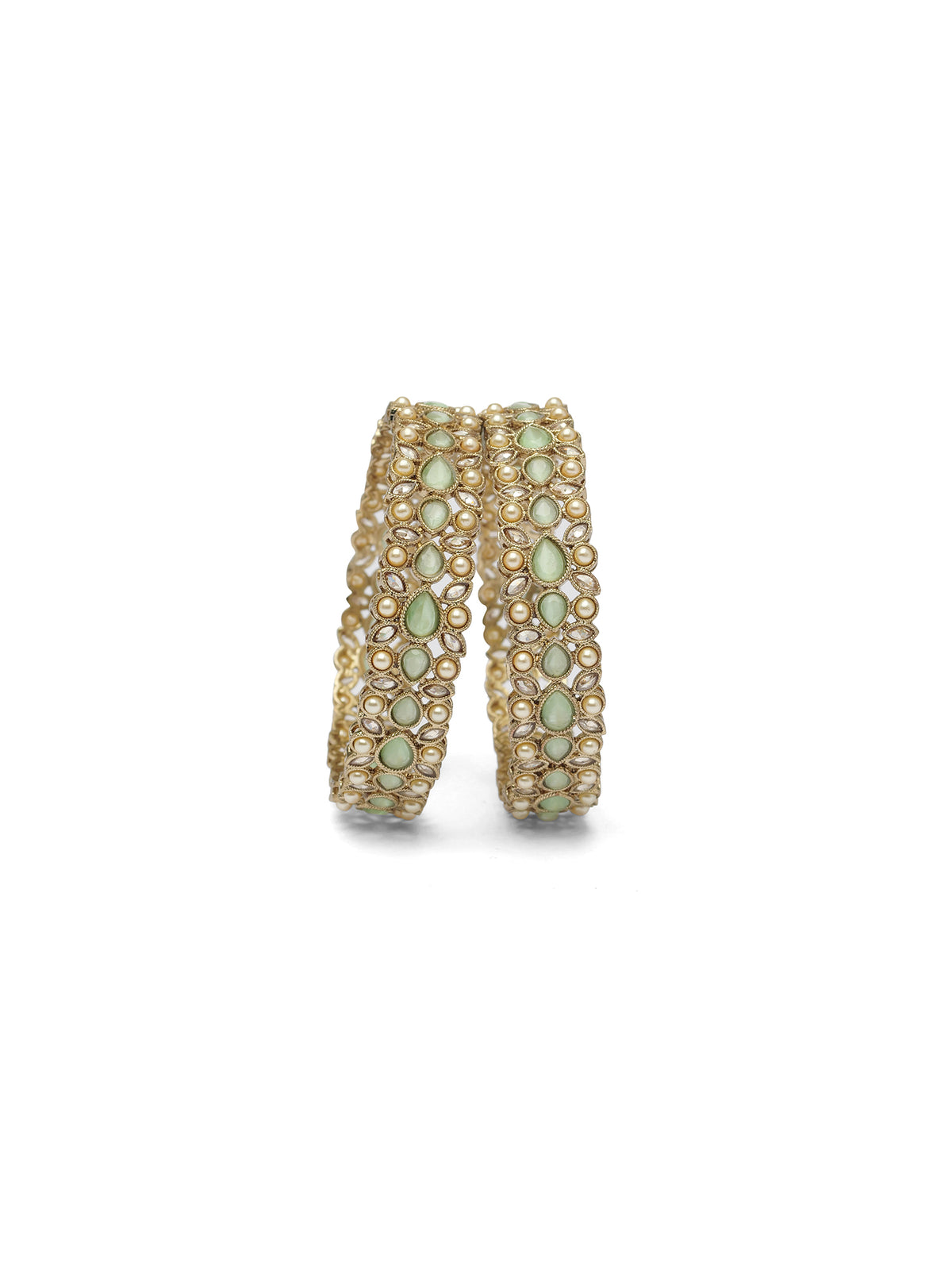Fara Kada Bangles in Mint