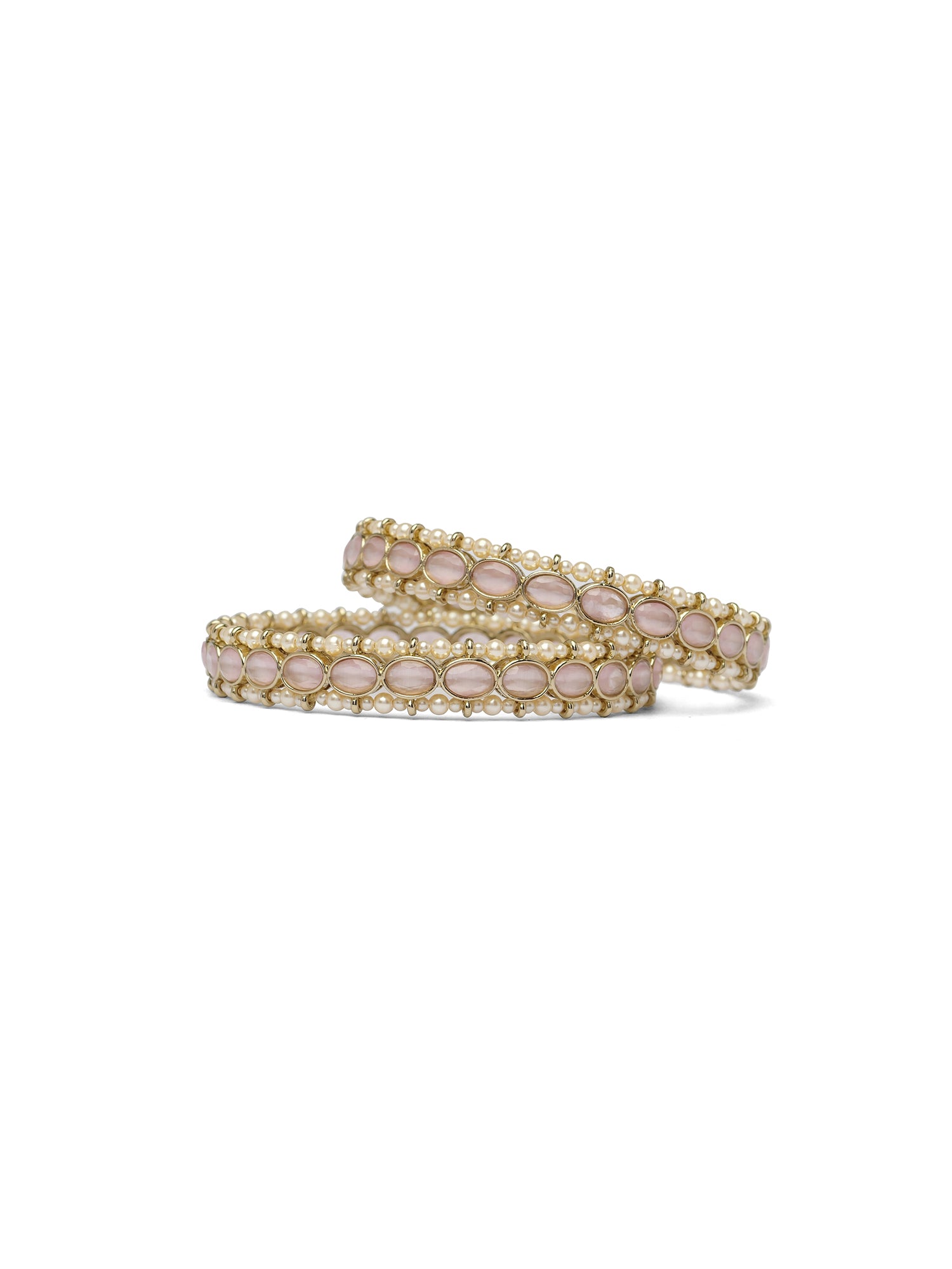 Gauri Pearl Kadas in Light Pink