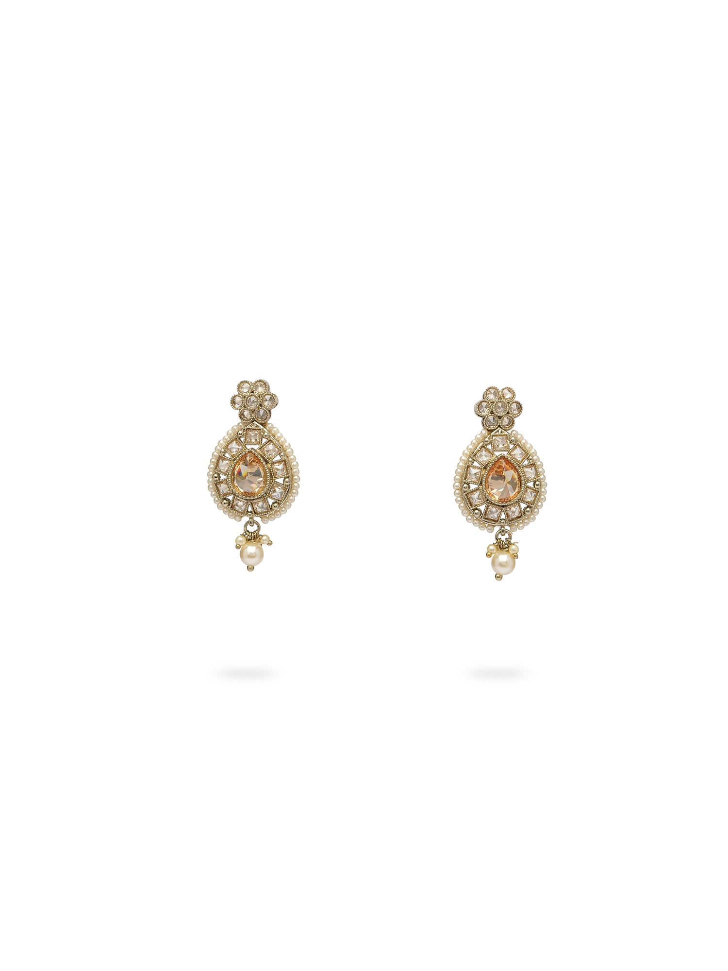 Hansini Necklace Set in Champagne