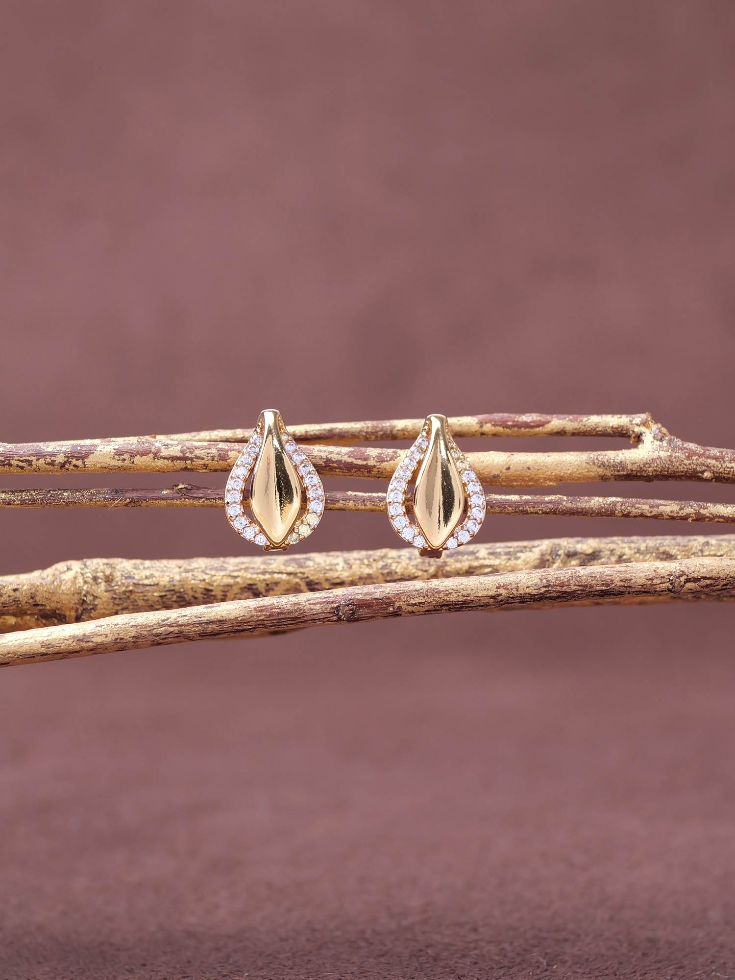 Hazel Cubic Zirconia Stud Earrings