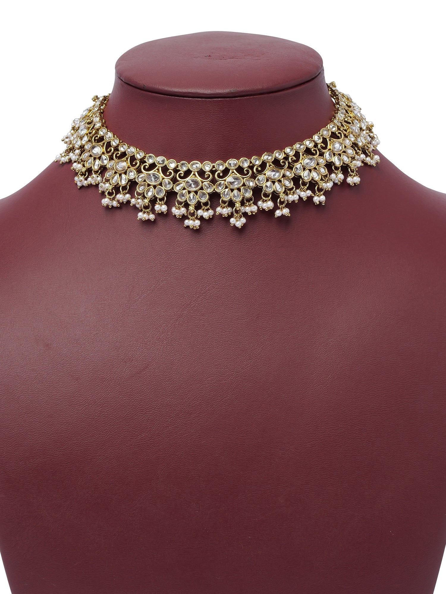 Imara Necklace Set in Pearl and White