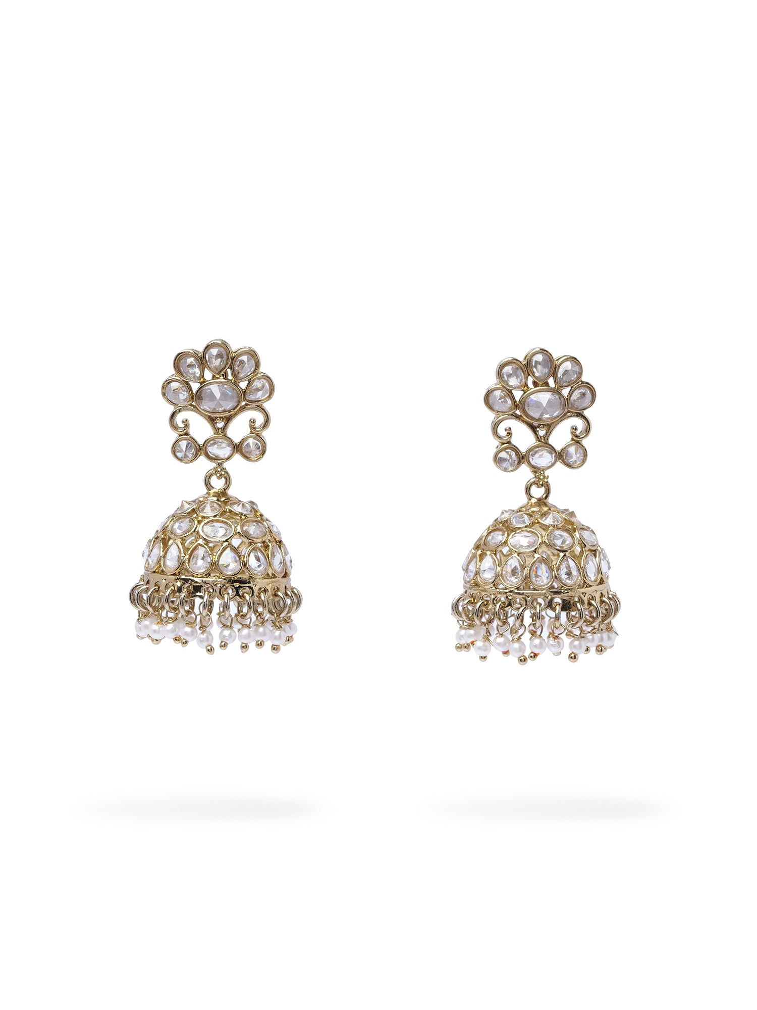 Imara Necklace Set in Pearl and White