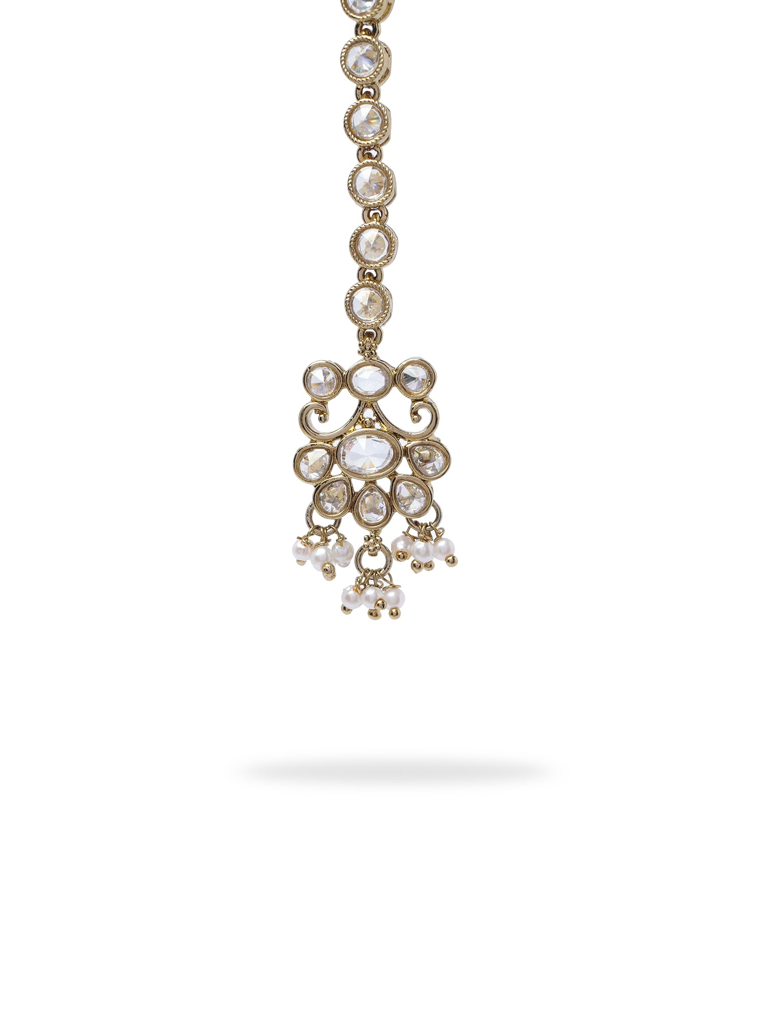 Imara Necklace Set in Pearl and White