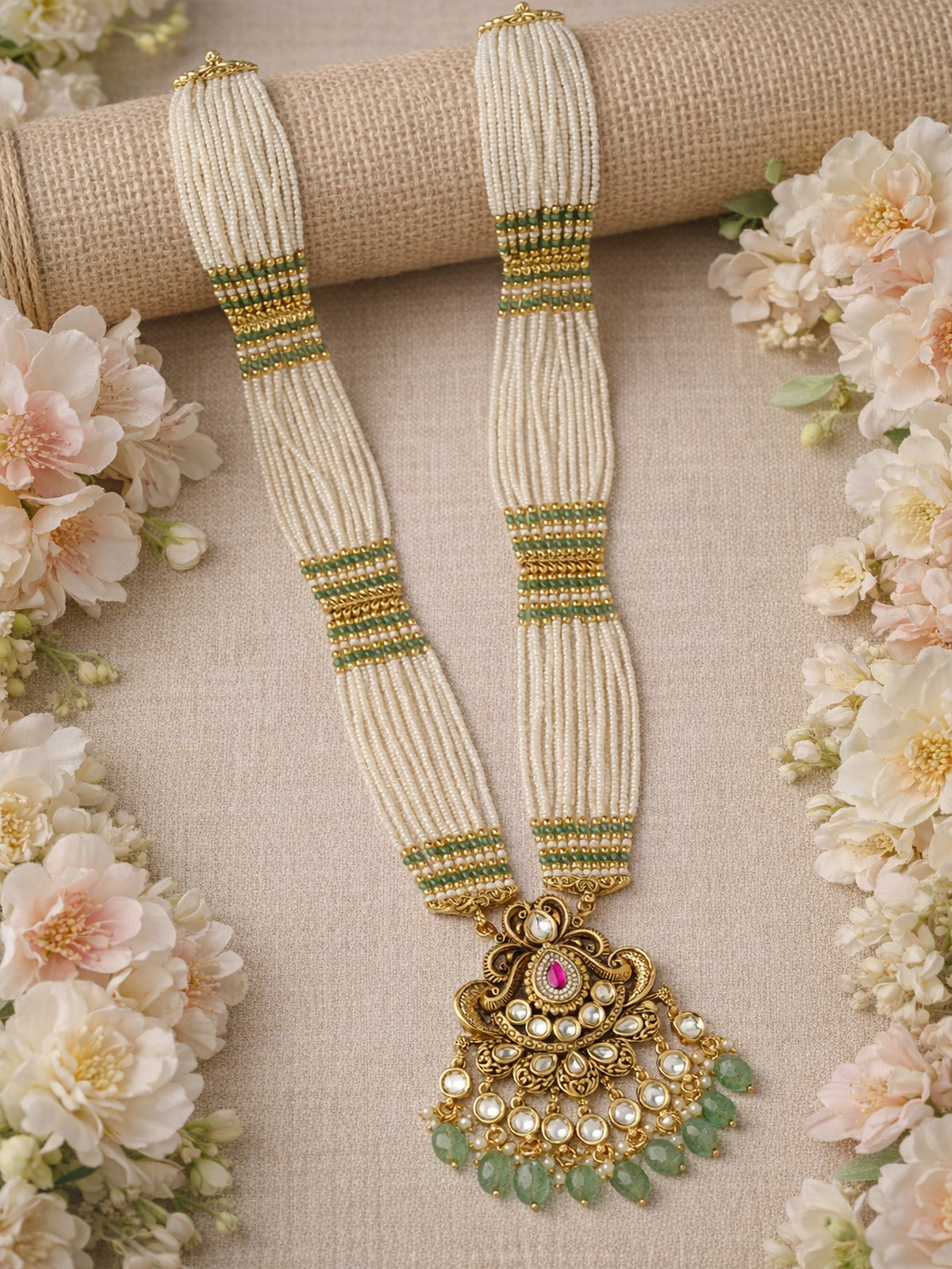 Indira Kundan Rani Haar in Multi