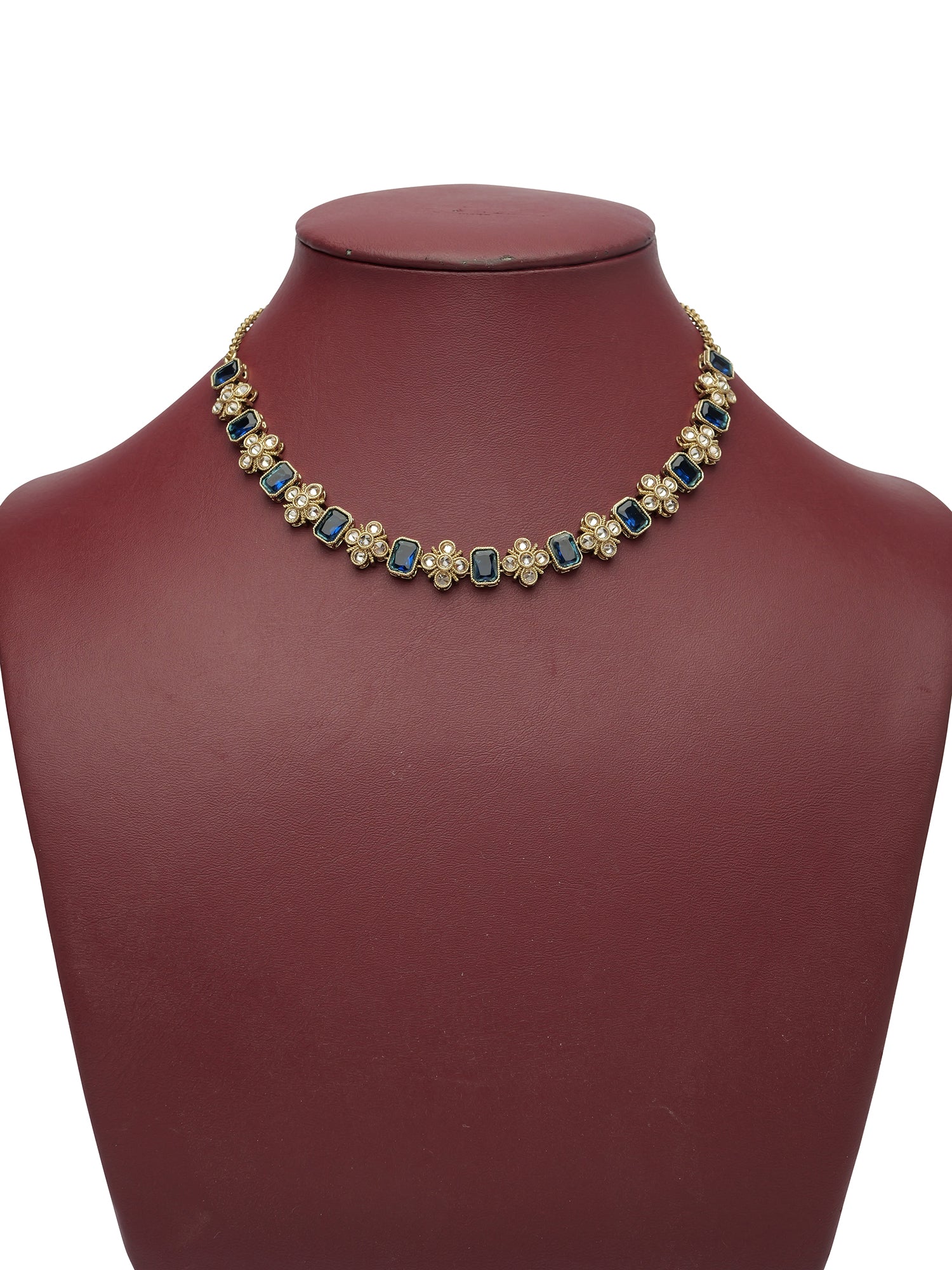 Kaira Necklace Set in Blue