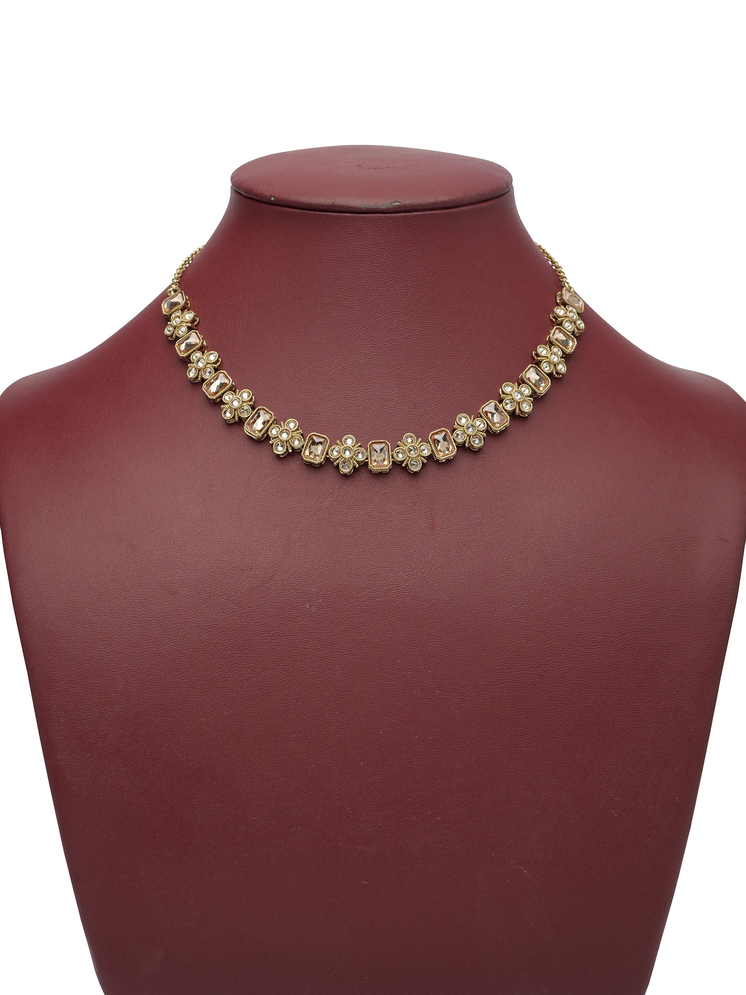 Kaira Necklace Set in Champagne