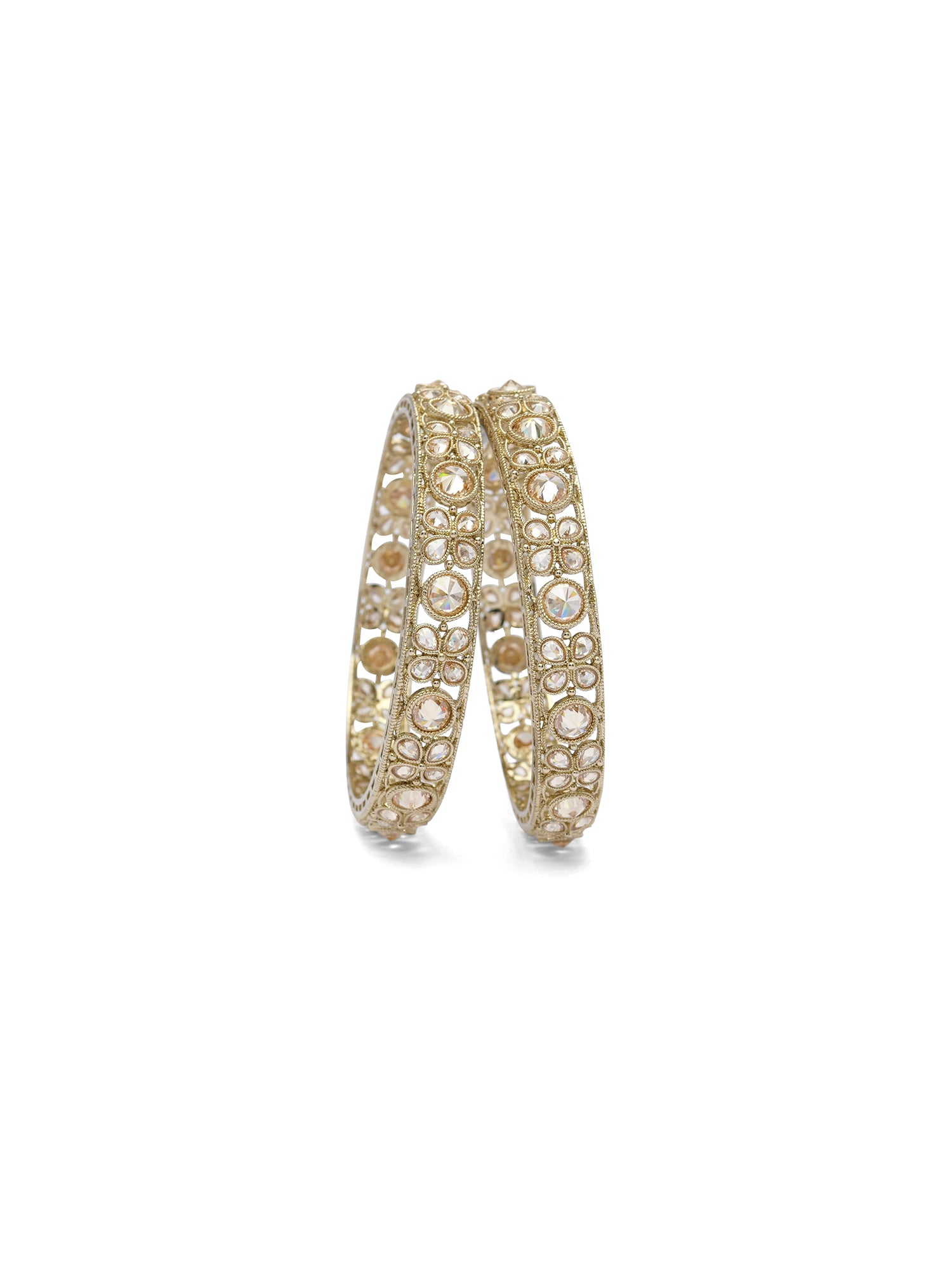 Kanchan Kadas in Champagne and Antique Gold