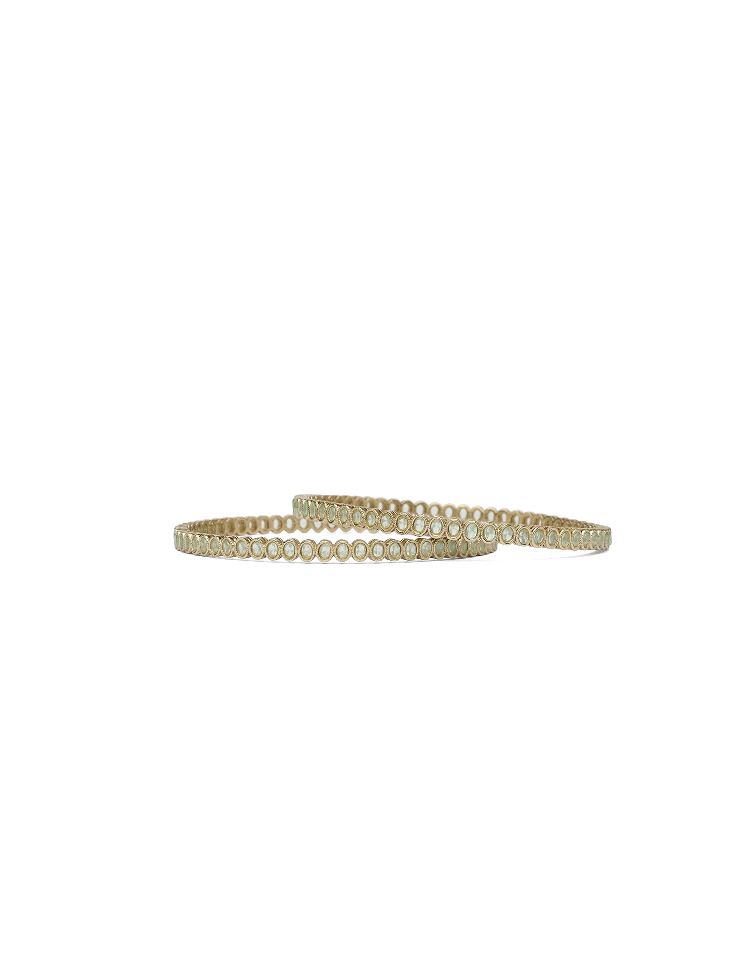 Kiara Antique Bangles in Mint