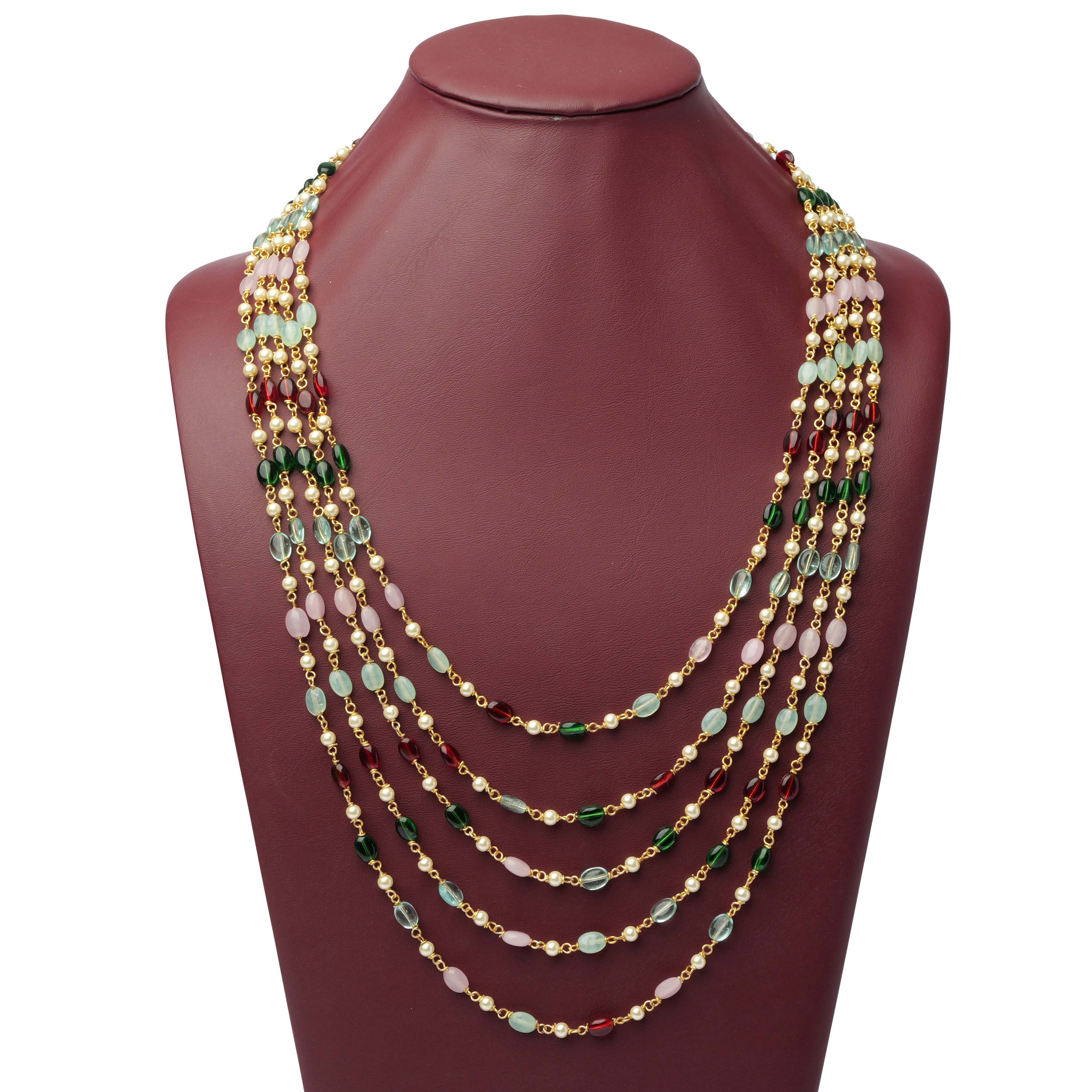 Layered Bead Long Chain in Multi