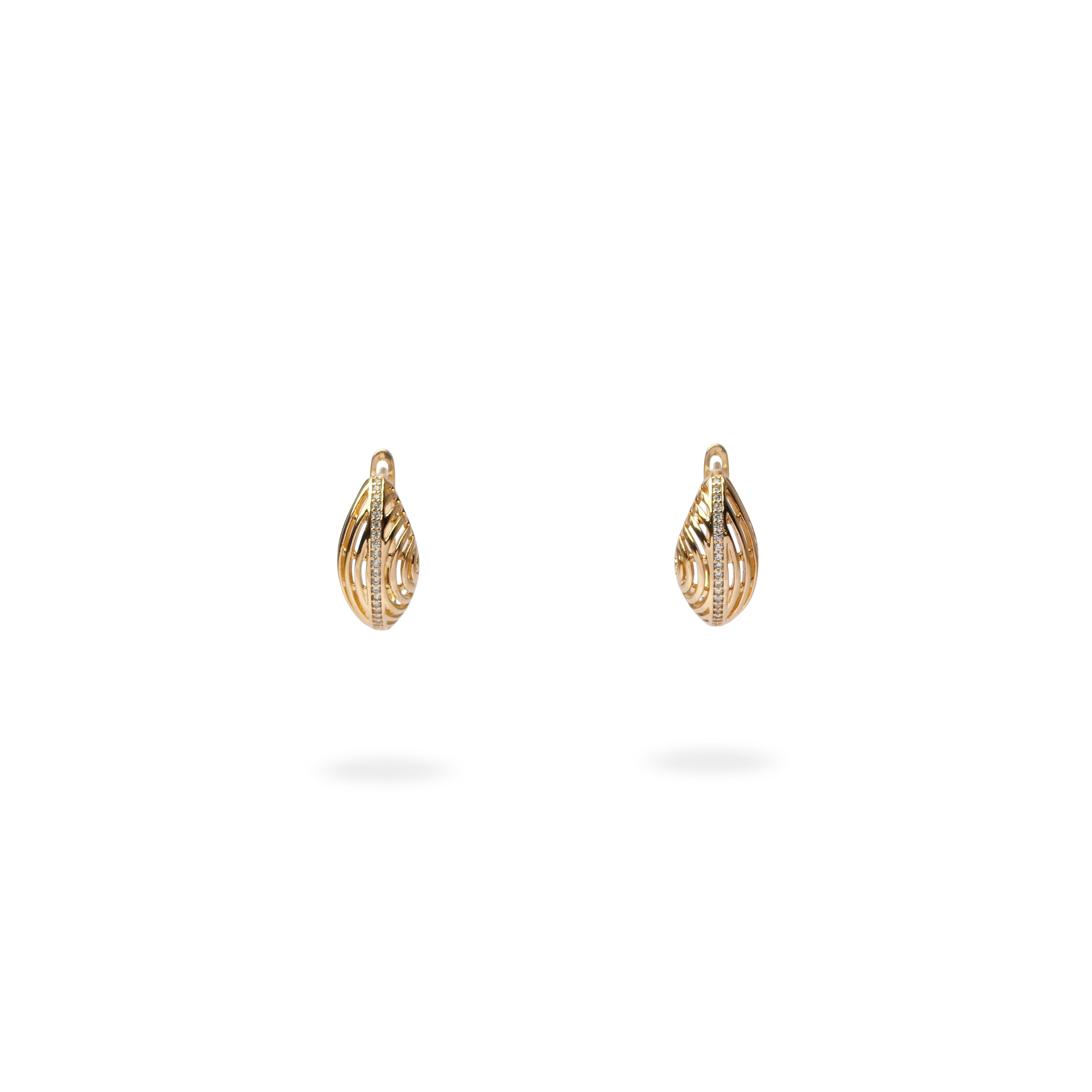 Layla Cubic Zirconia Stud Earrings 