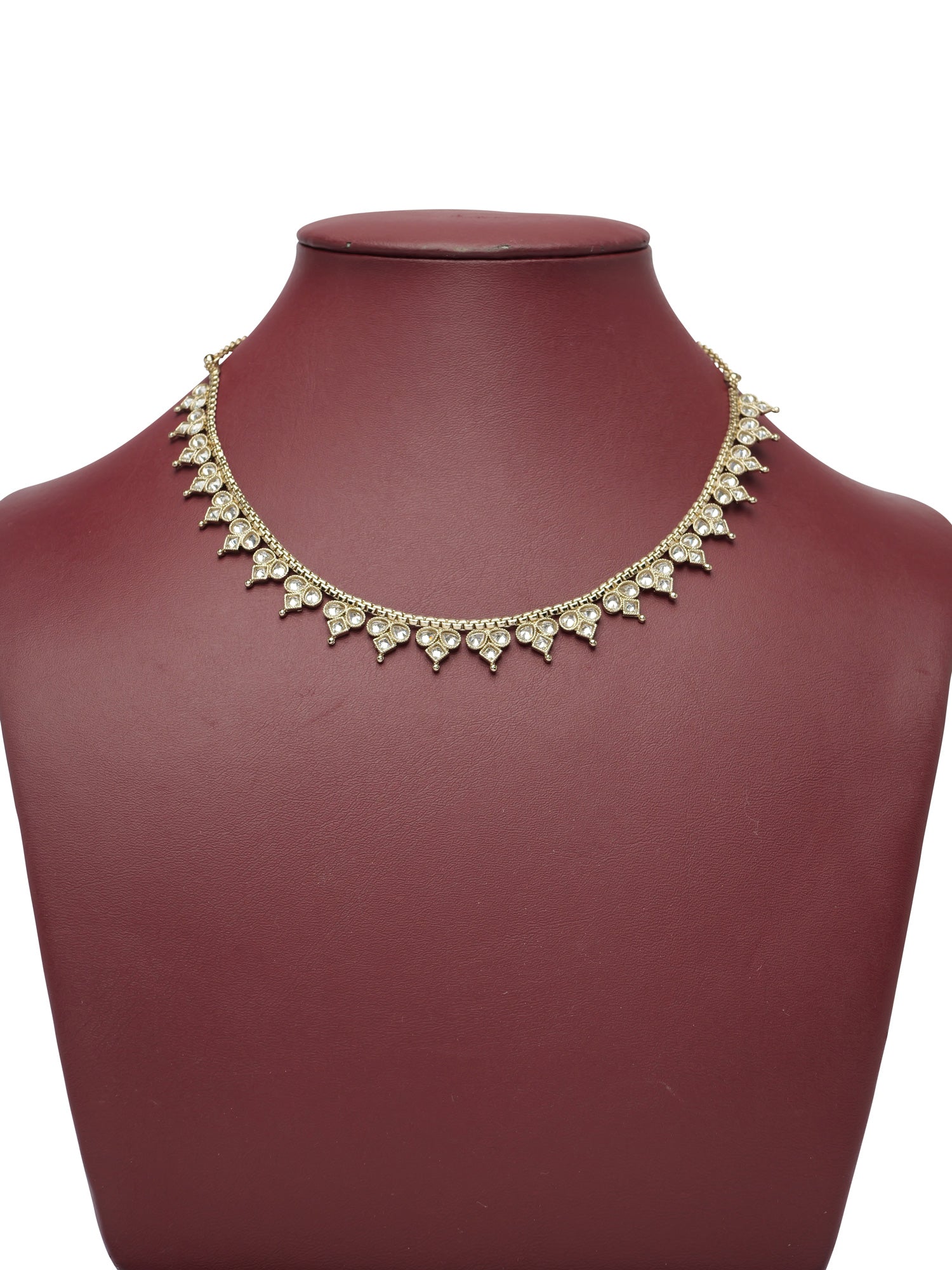 Leah Simple Necklace in White