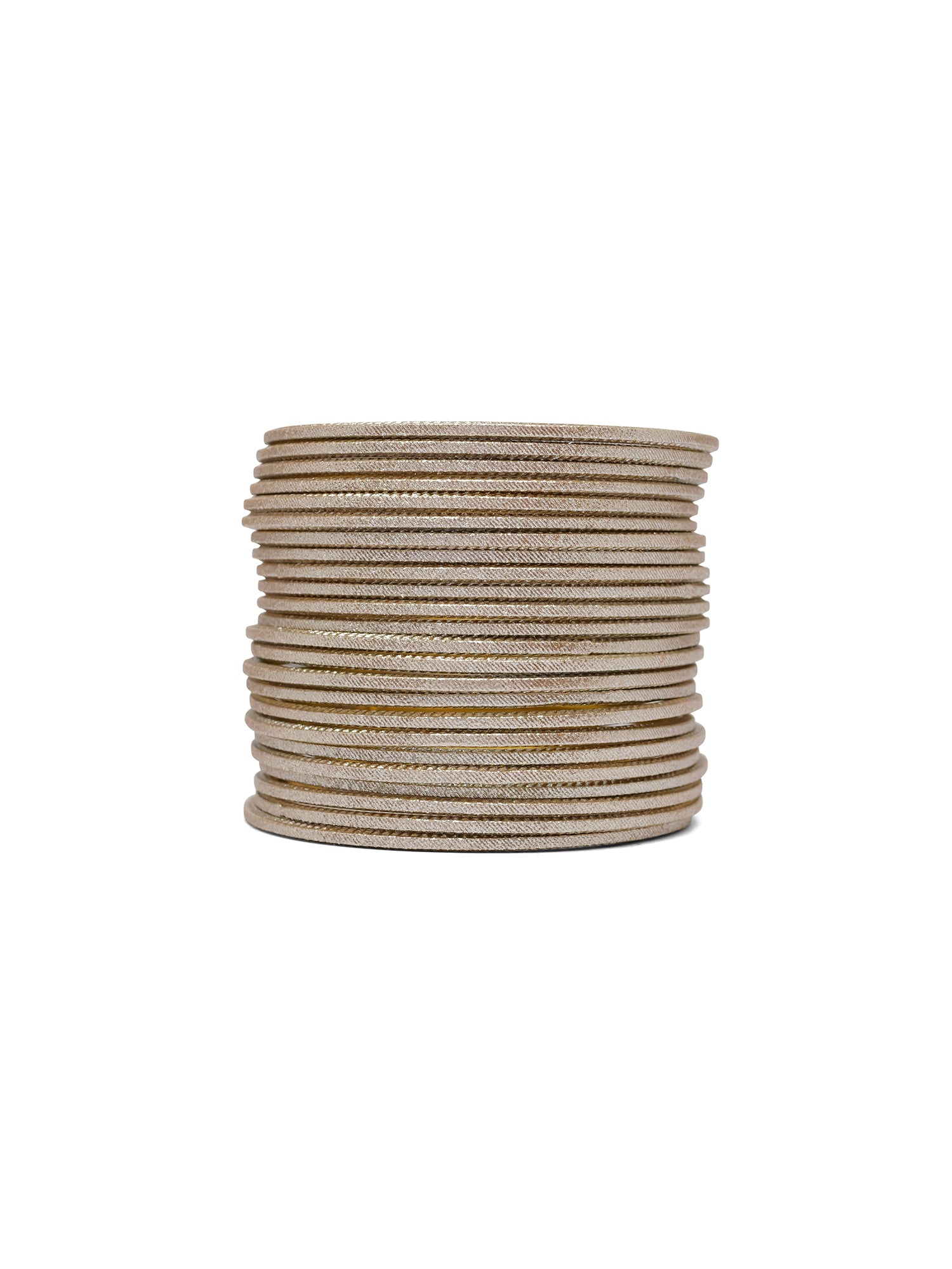 Light Antique Gold Shimmer Bangles