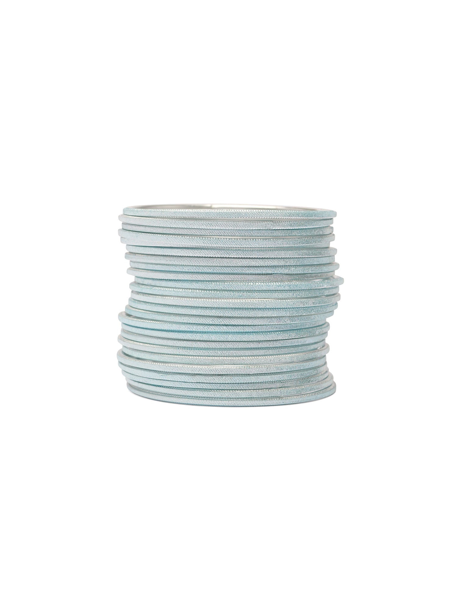 Light Blue Shimmer Bangles