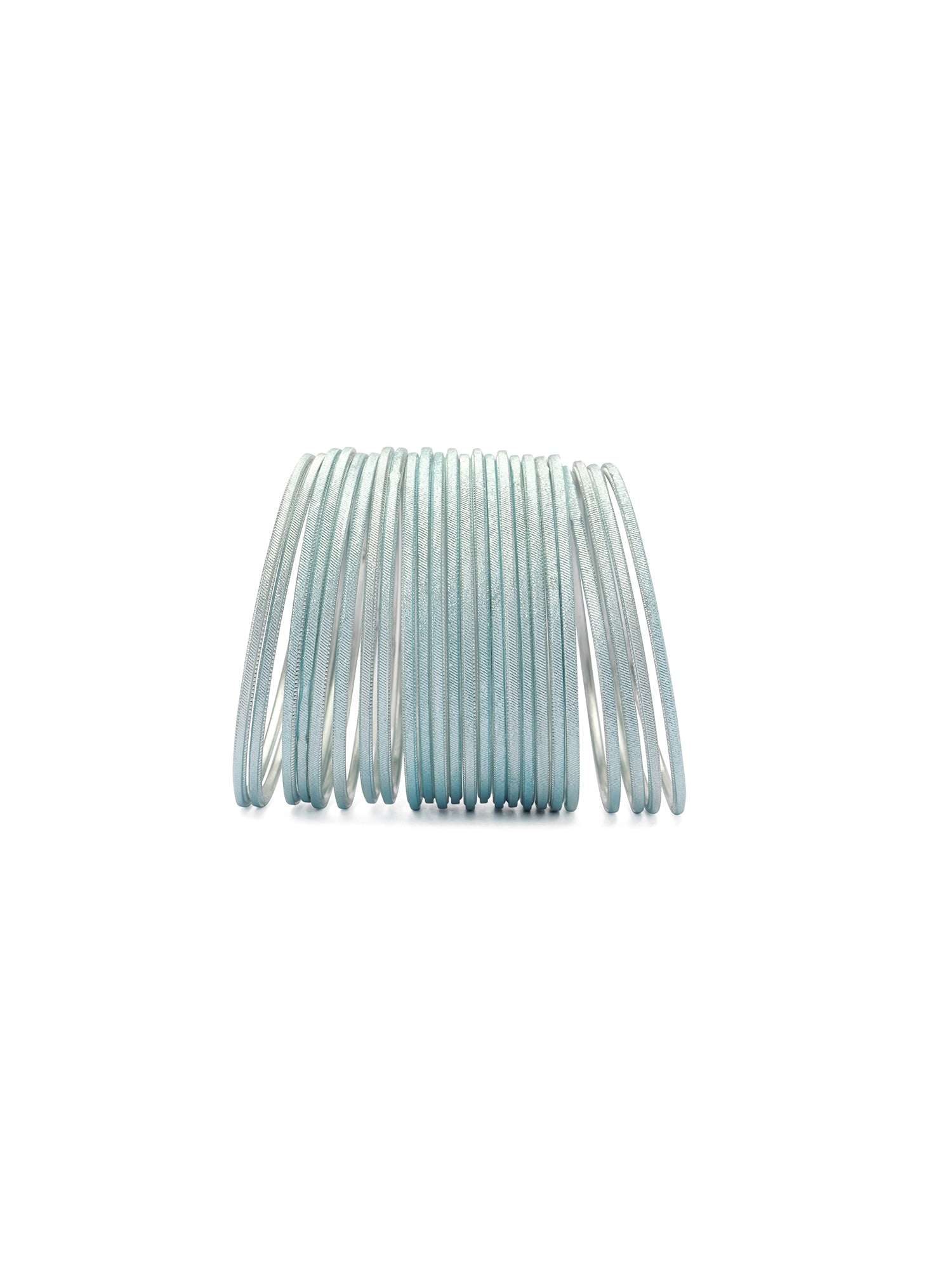 Light Blue Shimmer Bangles