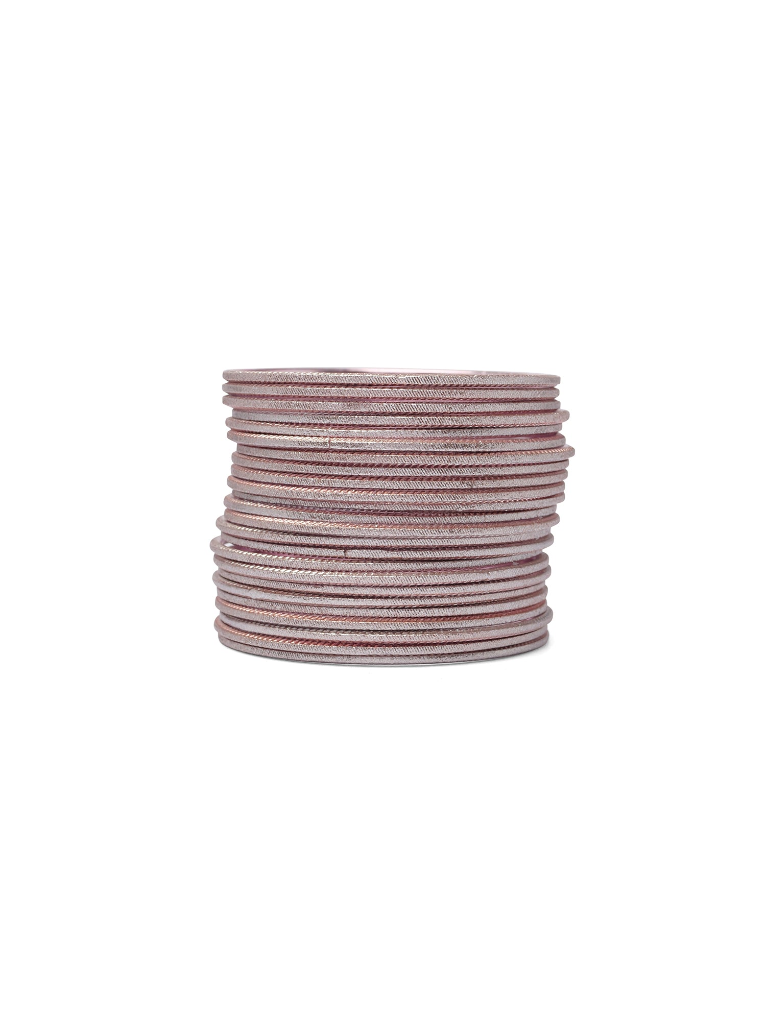 Light Mauve Shimmer Bangles
