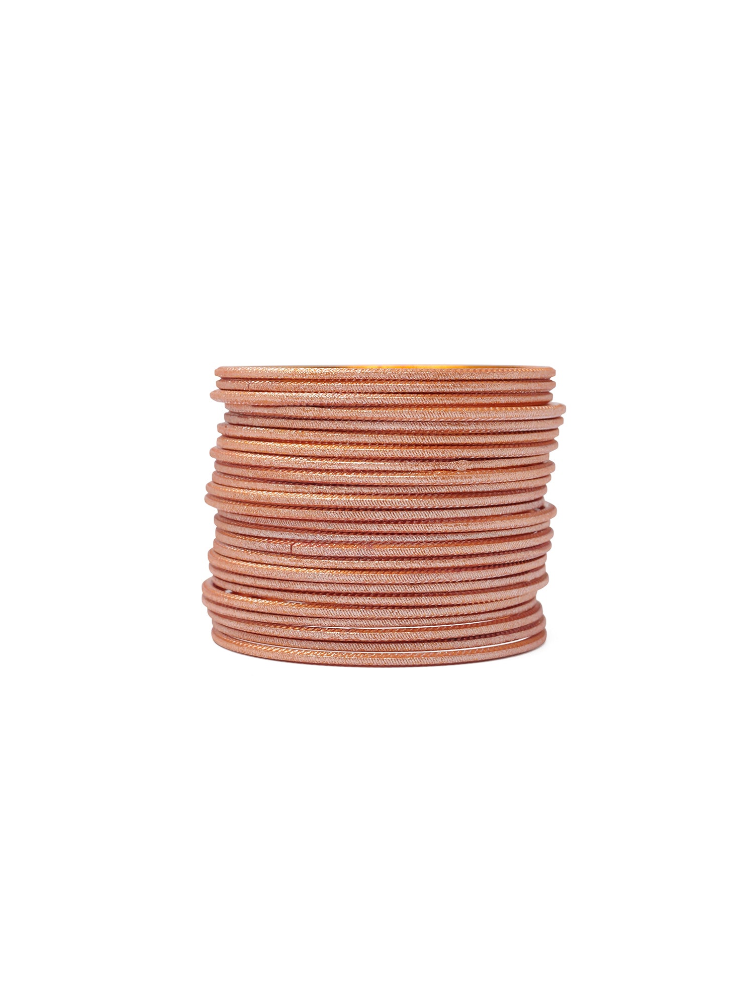 Light Peach Shimmer Bangles